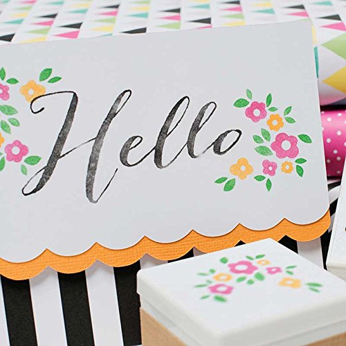 Silhouette Mint Custom Stamp Maker - Personalize Stamps for DIY Crafts, Scrapbooking & Card Making | 4x4 White Stamp Printer for Home & Office Use