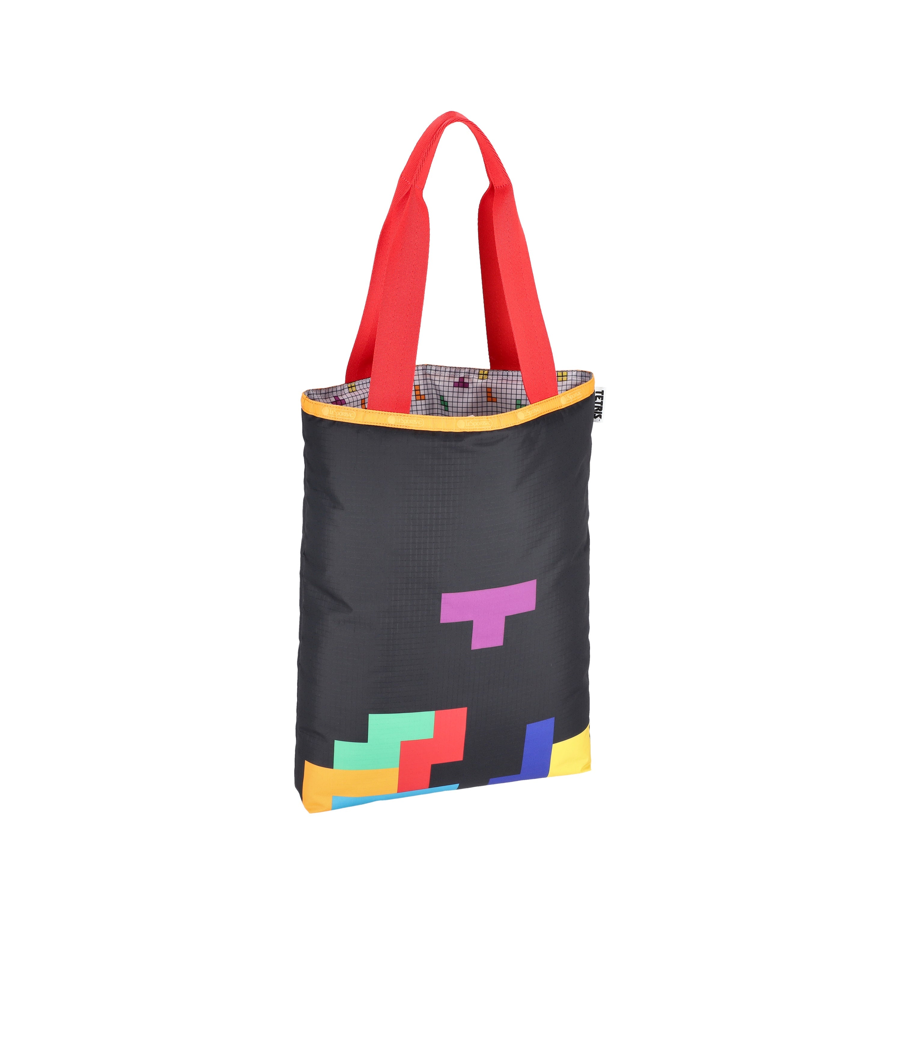 Stylish North South Book Tote Bag - Large Capacity Canvas Book Bag for Women & Men - Perfect for Work, School, Travel & Shopping