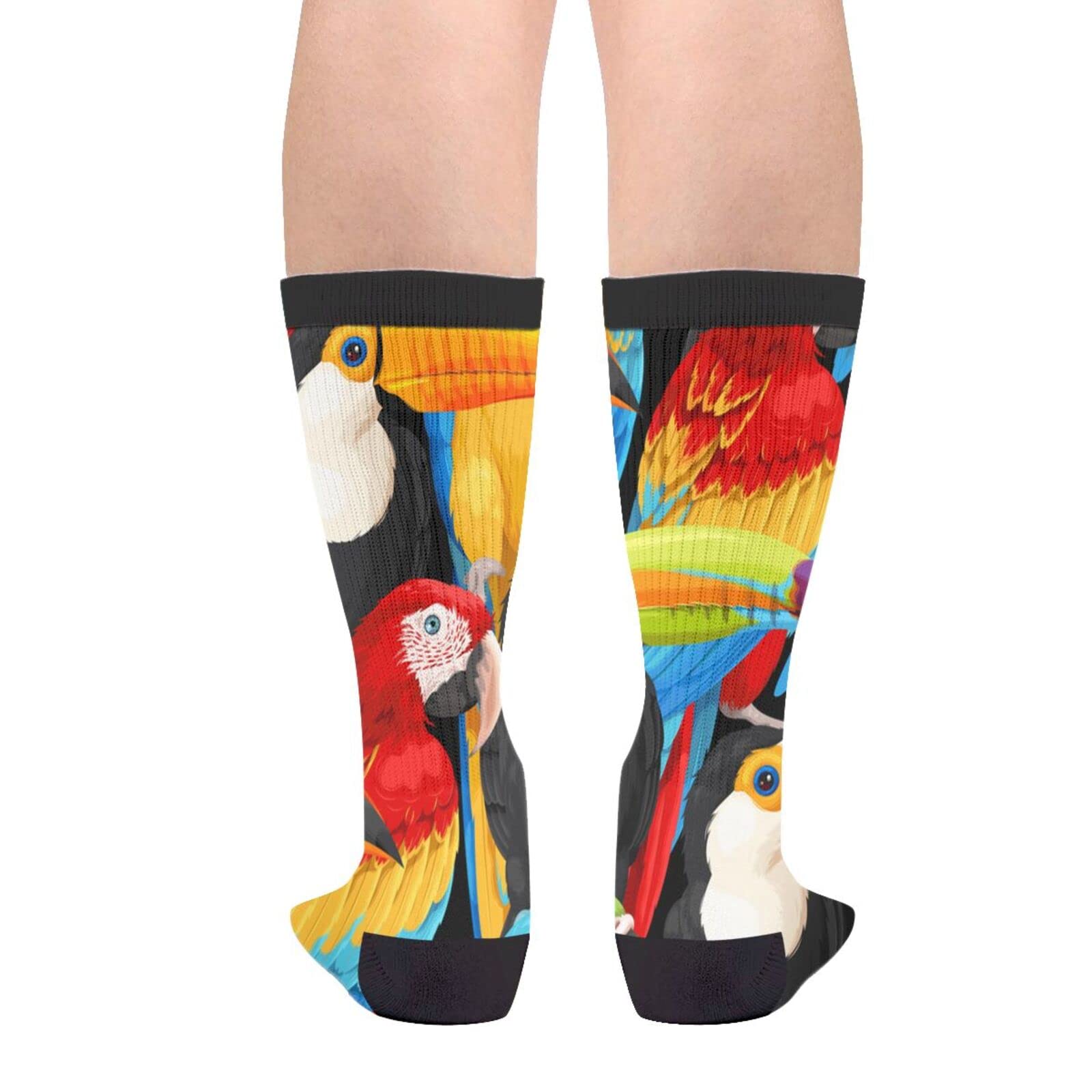 Funny Crazy Novelty Crew Tube Socks for Men & Women - Casual Athletic Sport Dress Socks - Perfect for Costume Parties, Gifts, and Everyday Wear