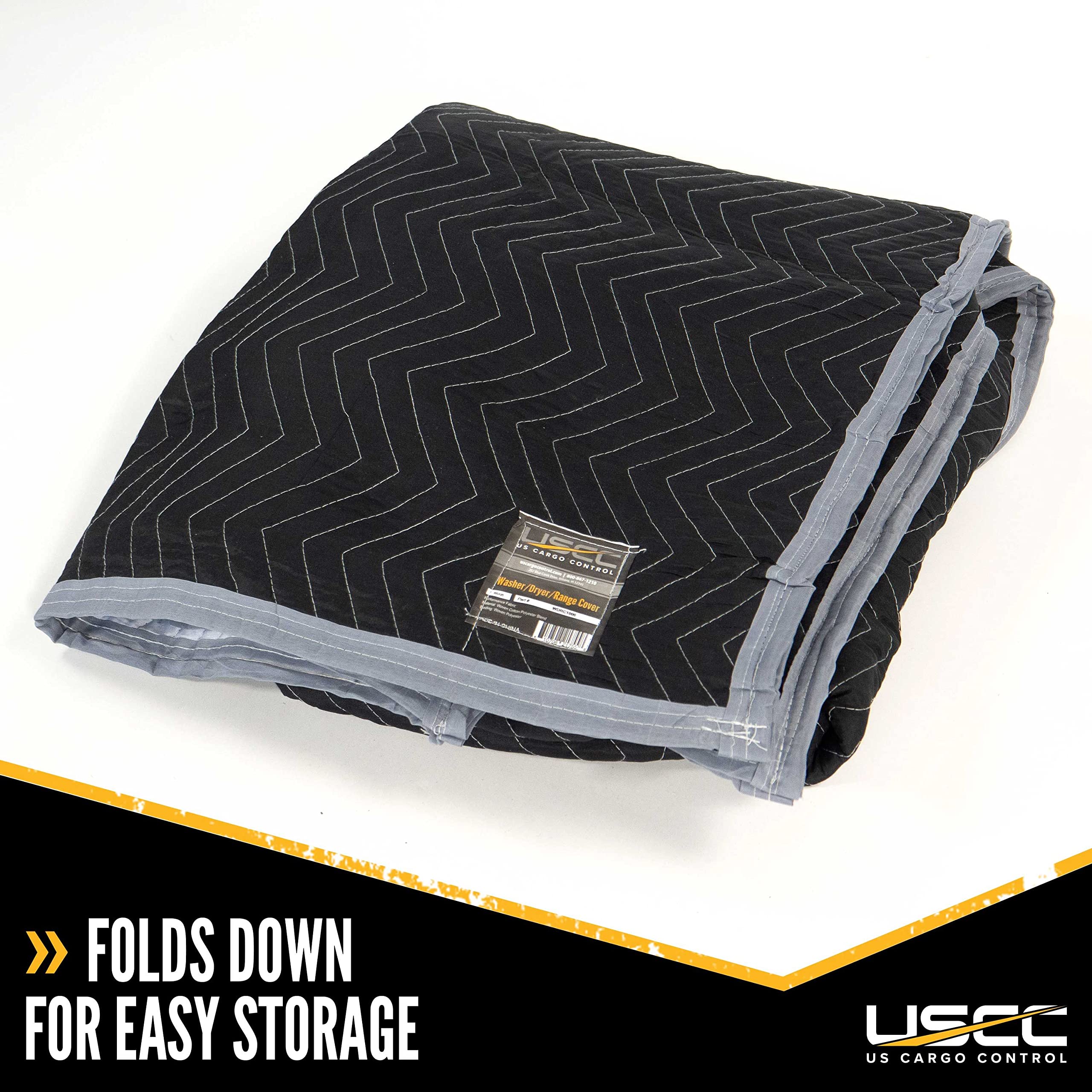 Quilted Washer Dryer Covers 30x46 (2-Pack) - Moving & Storage Furniture Pads for Appliances