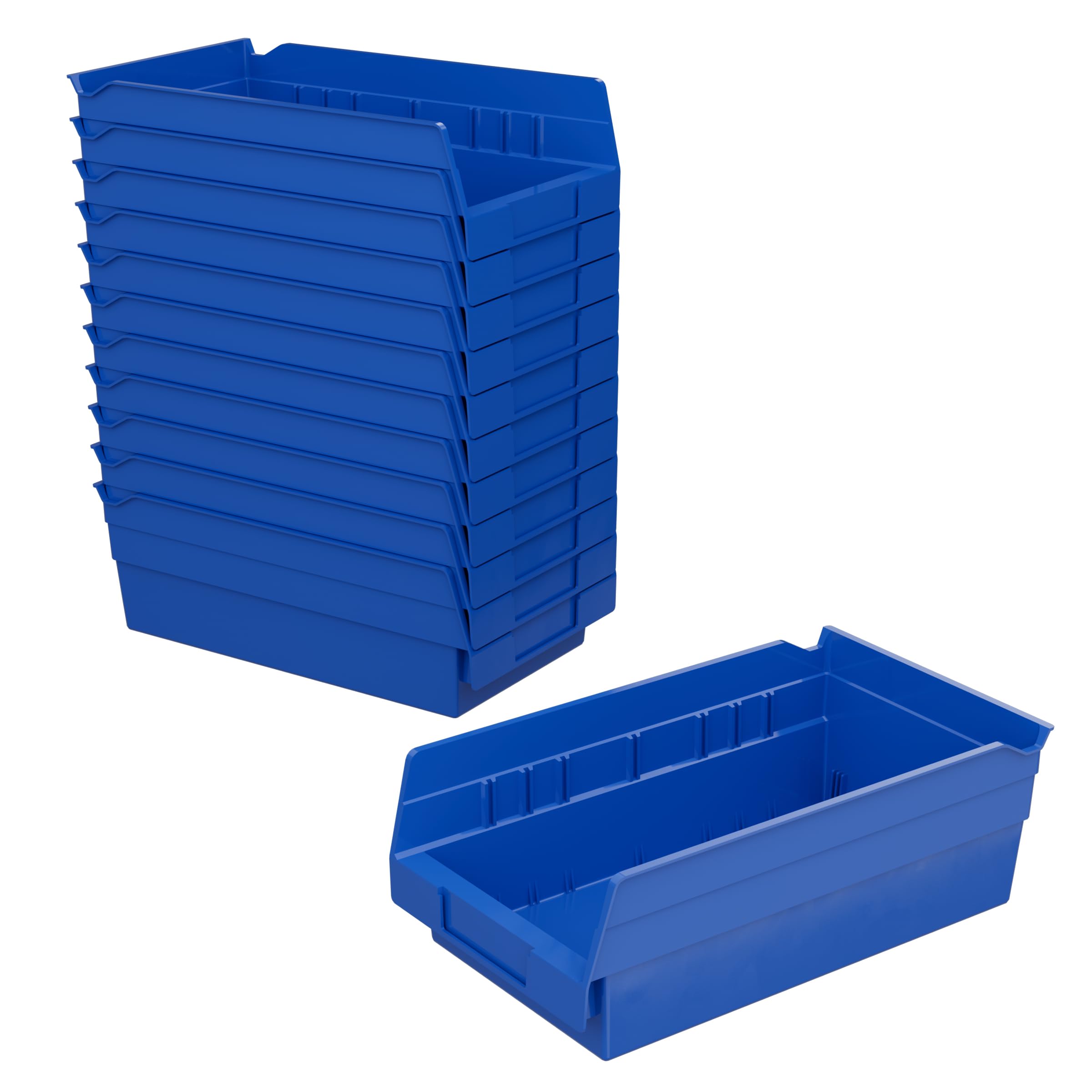 Akro-Mils 24-Pack Storage Bins Set - 12 Hanging Organizer Bins 9