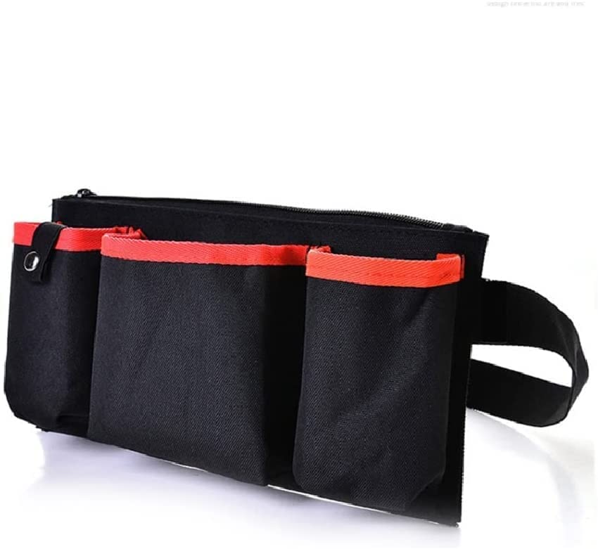 YUEGOO Adjustable Garden Tool Waist Bag - Portable Multi-Pocket Pouch for Gardening Tools, Landscaping & Outdoor Work - Perfect for Planting, Weeding & Yard Maintenance