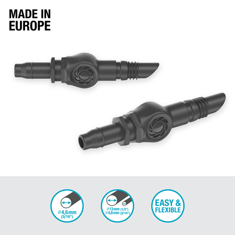 Garden Hose Connector 4.6mm (3/16
