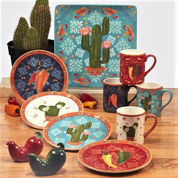 Vibrant Mexican Fiesta Tableware Set - Colorful Party Plates, Bowls & Cups for Cinco de Mayo, Taco Tuesday & Themed Celebrations - Perfect for Outdoor Gatherings, Birthday Parties & Mexican Decor
