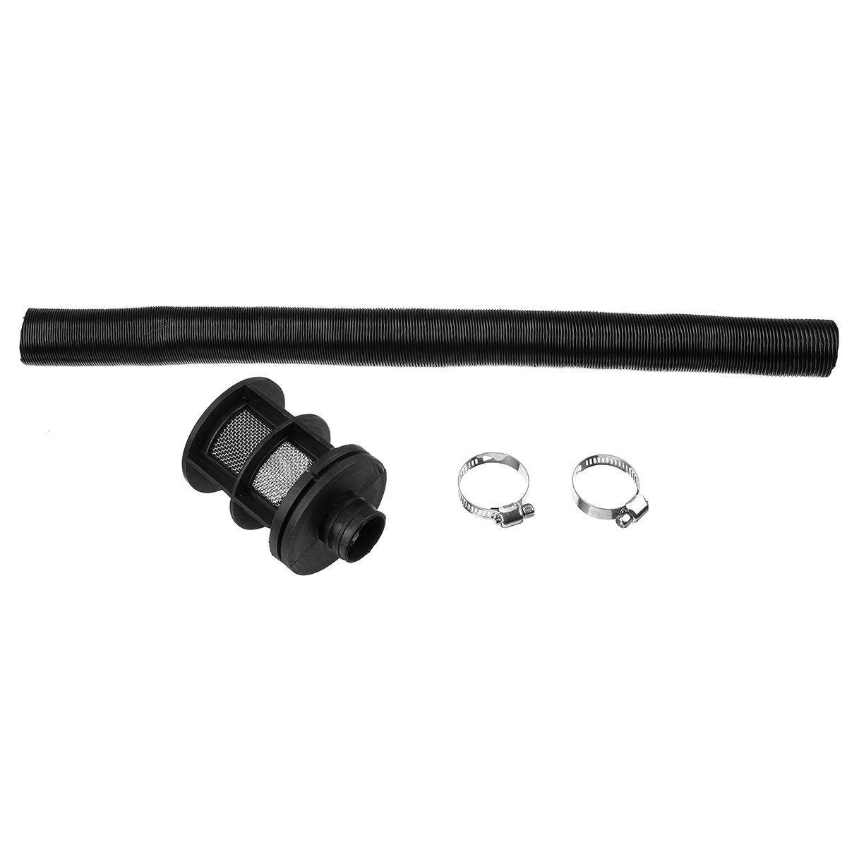 25mm Air Intake Filter Silencer Hose Pipe Kit - Compatible with Webasto & Eberspacher Diesel Parking Heaters | Reduces Noise & Improves Airflow for RVs, Trucks & Marine Applications