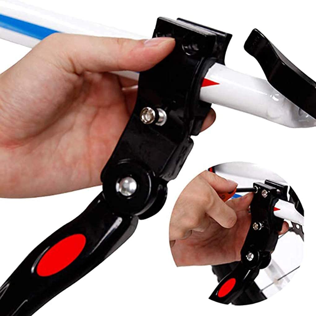 Adjustable Universal Alloy Bike Kickstand for 24-26 Inch Bicycles - Rear Side Mount for Mountain, Road, BMX, MTB, City, Kids & Adult Bikes | Perfect for Commuting, Off-Roading & Everyday Cycling