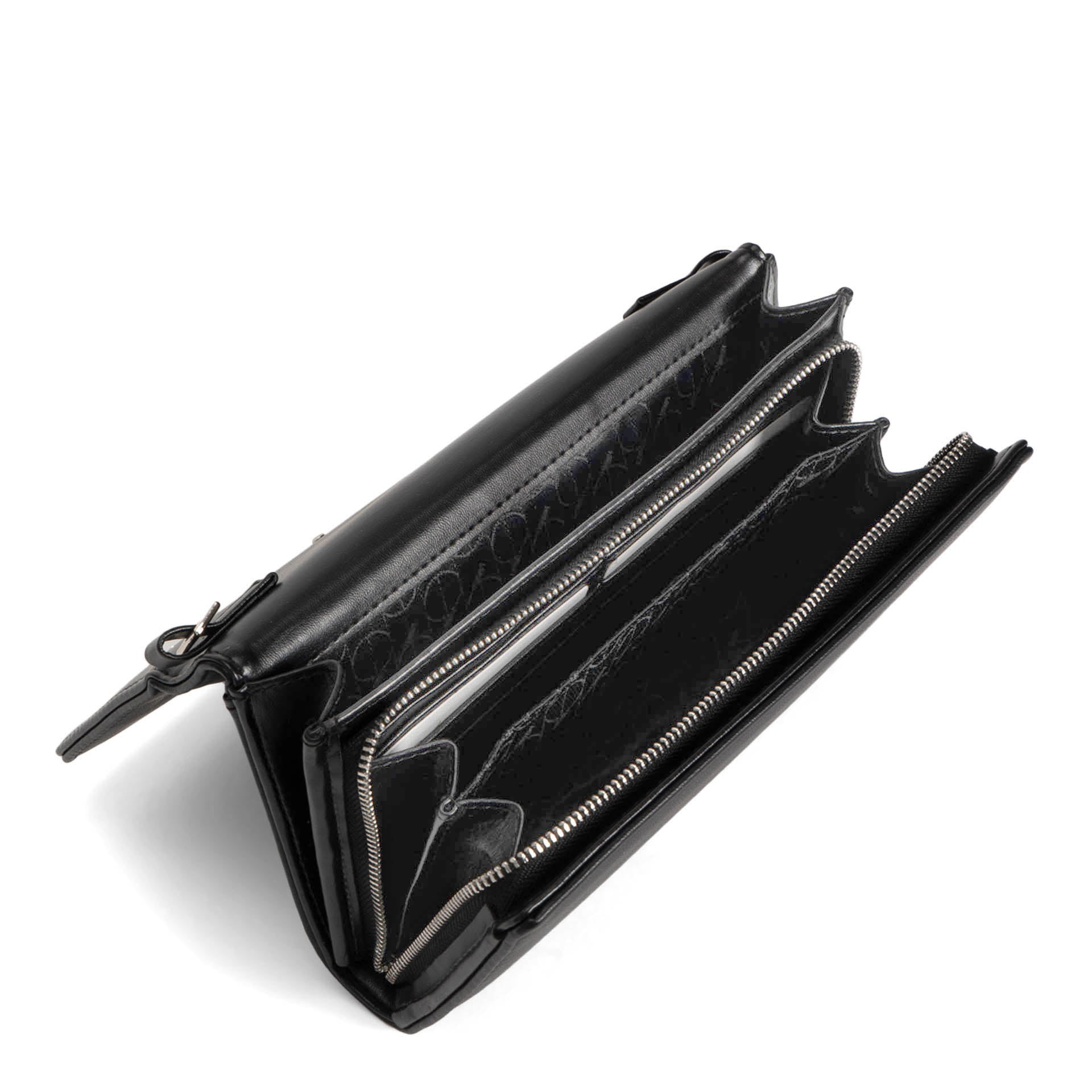Riona Audrey 2.0 Smooth RFID Blocking Wallet on a String - Secure Slim Minimalist Wallet for Women & Men - Perfect for Travel, Shopping & Everyday Use