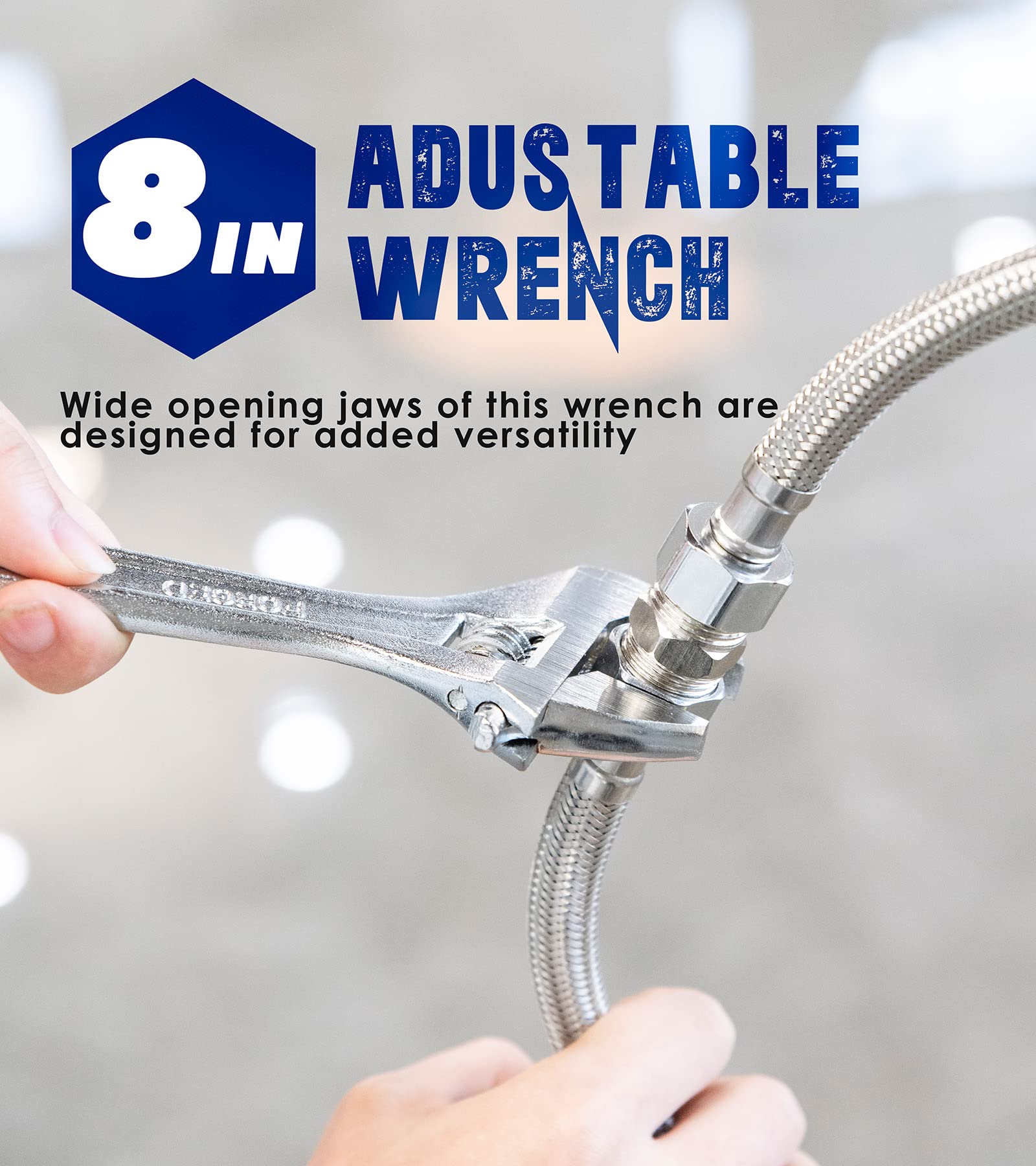 6-Piece Pliers Set - Home & Auto Repair Tool Kit with Groove Joint, Long Nose, Diagonal Cutting, Locking, Adjustable Wrench & Linesman Pliers | Durable Steel Construction | Storage Pouch Included | Perfect for DIY Projects, Plumbing, Electrical Work & Automotive Repairs