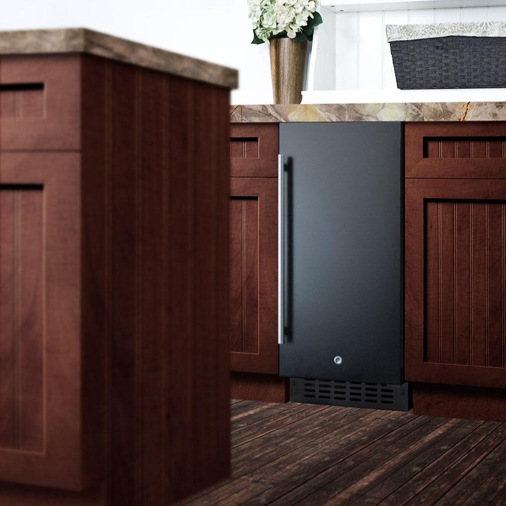 SUMMIT 15-Inch Built-In All Refrigerator - ADA Compliant, Energy Efficient, Counter Depth (ALR15) - Perfect for Small Kitchens, Apartments & ADA Accessible Homes