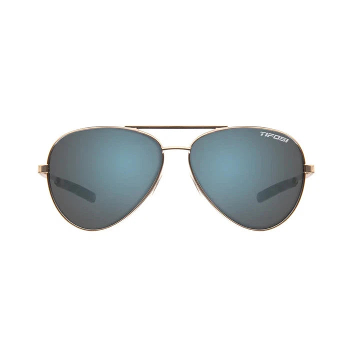 Tifosi Shwae Gold Sunglasses - Polarized UV Protection Sports Glasses for Running, Cycling & Outdoor Activities