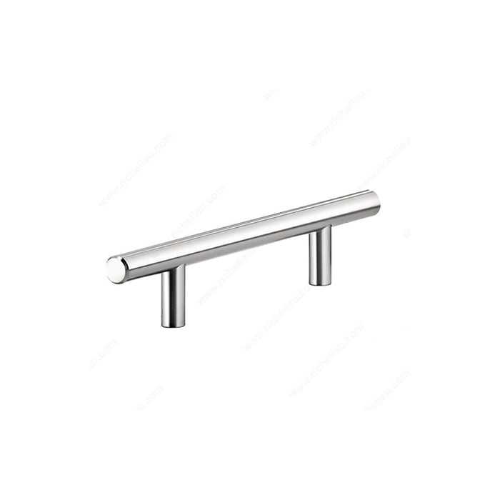 Modern Stainless Steel T-Bar Cabinet Pulls - Sleek & Durable Handles for Kitchen Cabinets, Drawers & Furniture (Set of 10) - Perfect for Home Renovation & DIY Projects