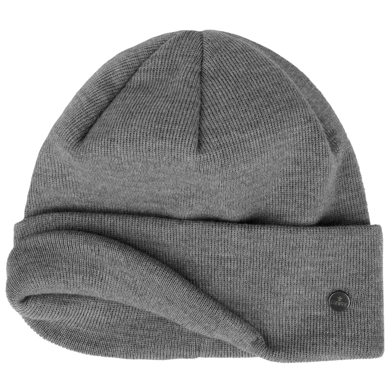 Lierys Premium Merino Wool Knit Beanie with Foldable Cuff - Soft & Warm Winter Hat for Men & Women - Perfect for Skiing, Hiking & Outdoor Activities
