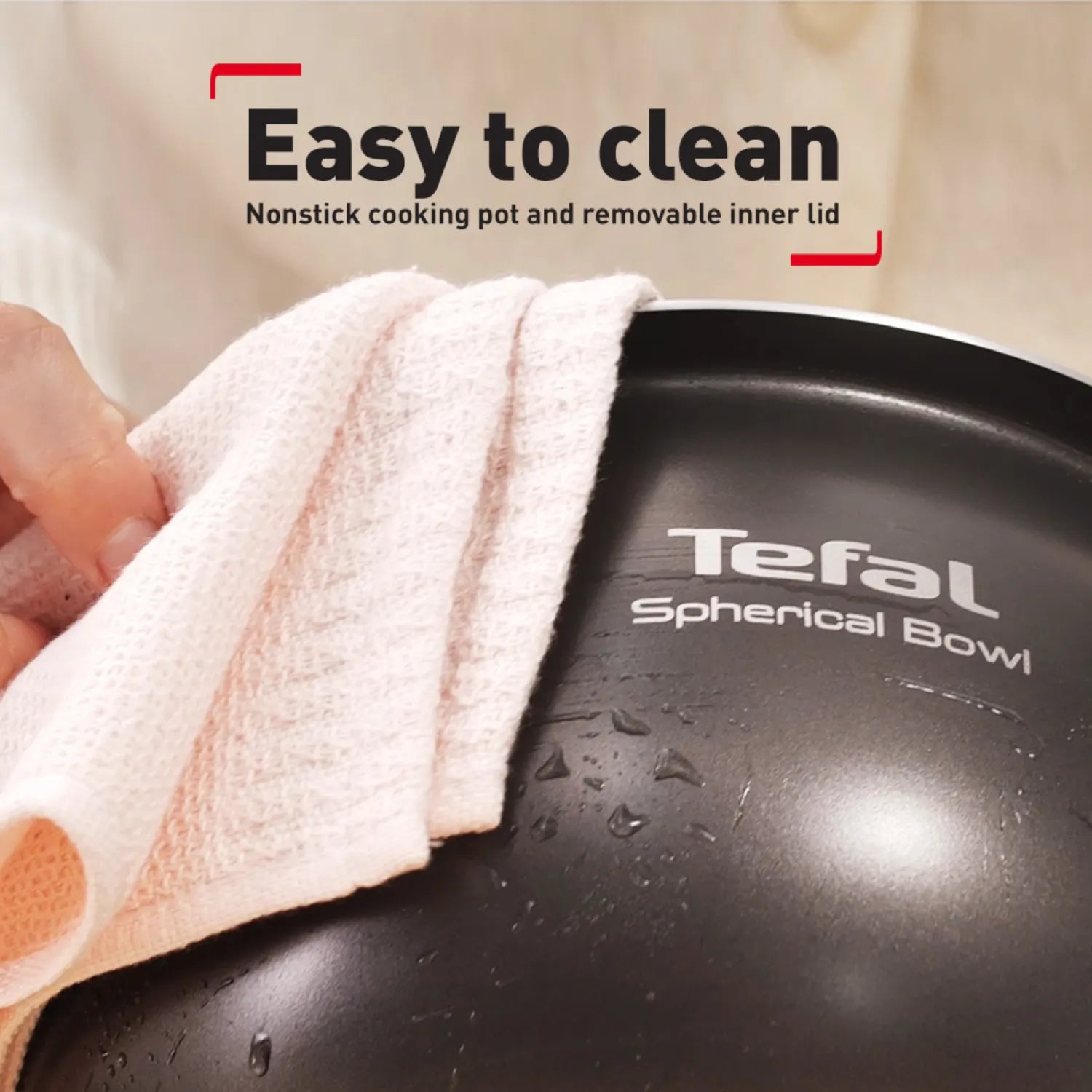 Tefal RK736 Easy Rice & Slow Cooker Plus - 6-in-1 Multi-Cooker for Perfect Rice, Stews & Slow Cooking | Ideal for Family Meals & Meal Prep