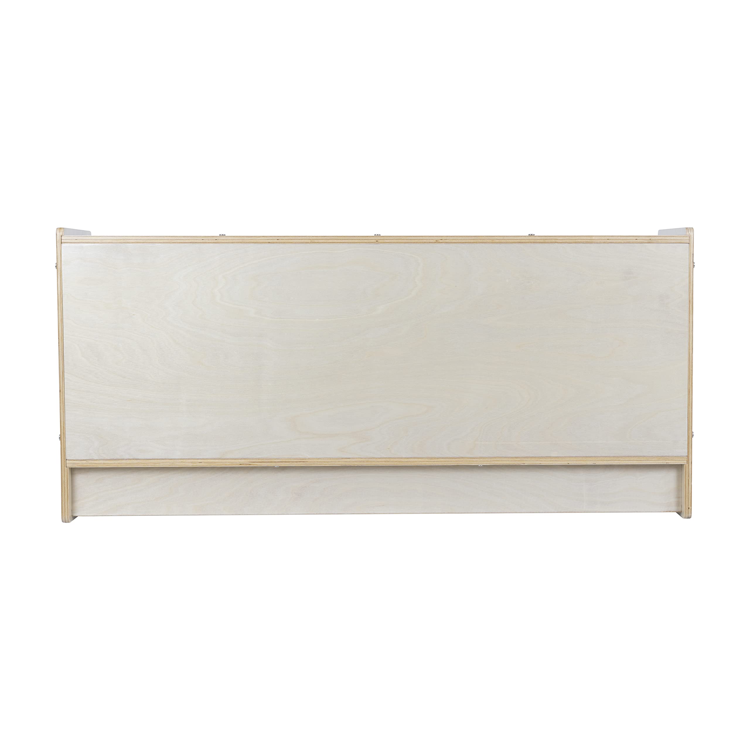 10-Section Wall Mounted Storage Cabinet with Yellow Bins | 100% Birch Plywood Classroom Organizer | Perfect for Preschool Cubbies, Toy Storage & Home Organization
