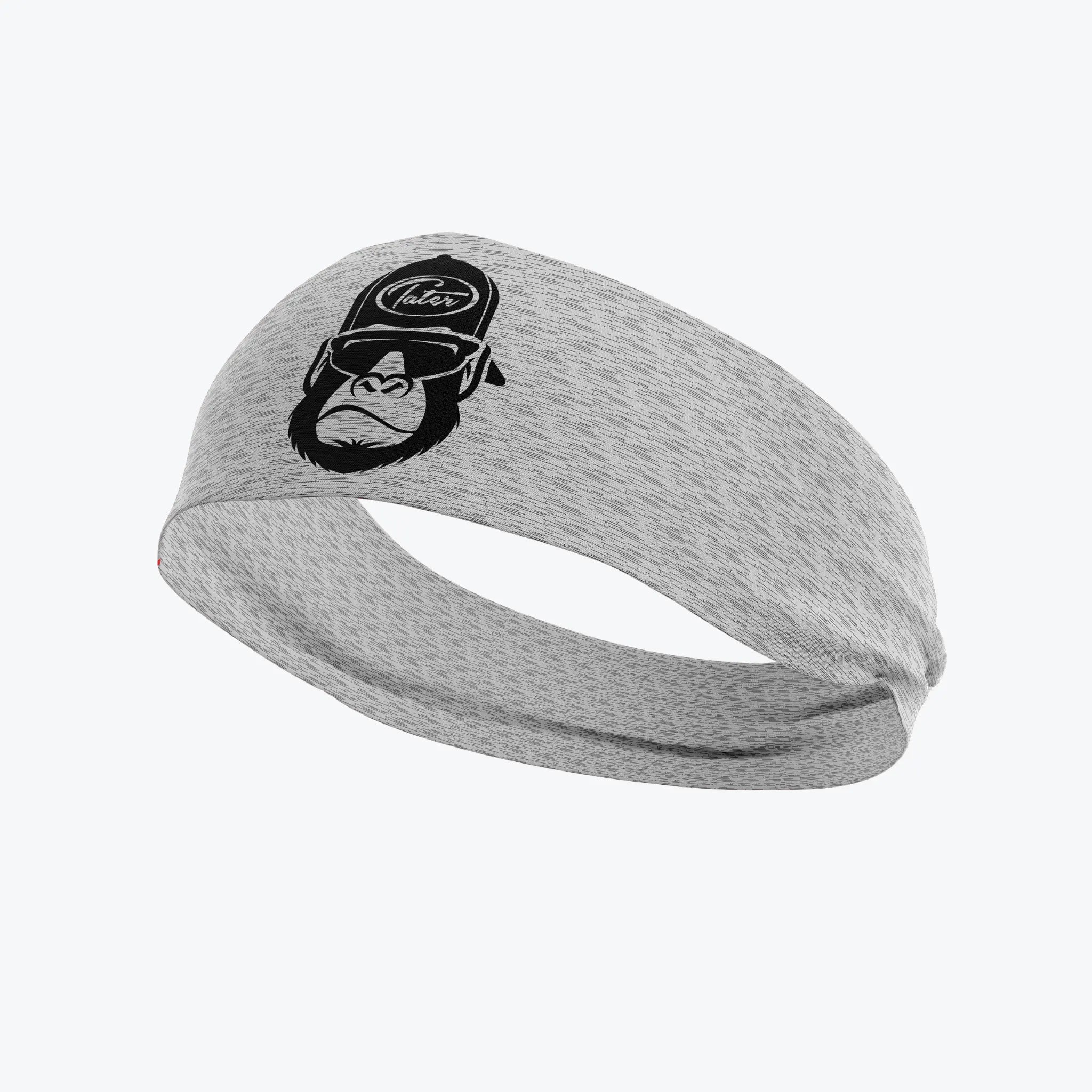 Cloud Grey Kong Headband - Soft & Stretchy Head Wrap for Women & Men - Perfect for Workouts, Yoga, Running, and Everyday Wear
