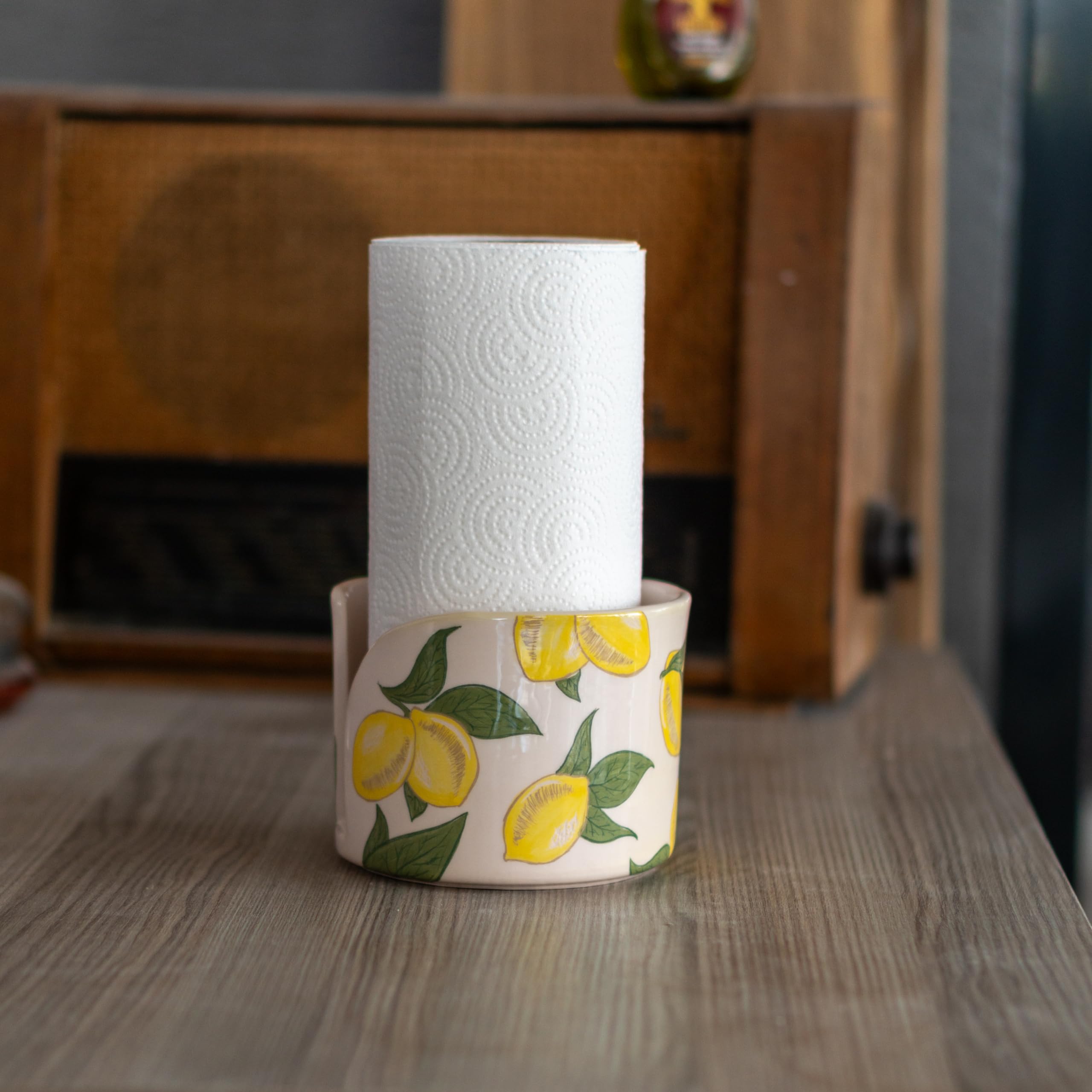 Lemon Pattern Paper Towel Holder - 5