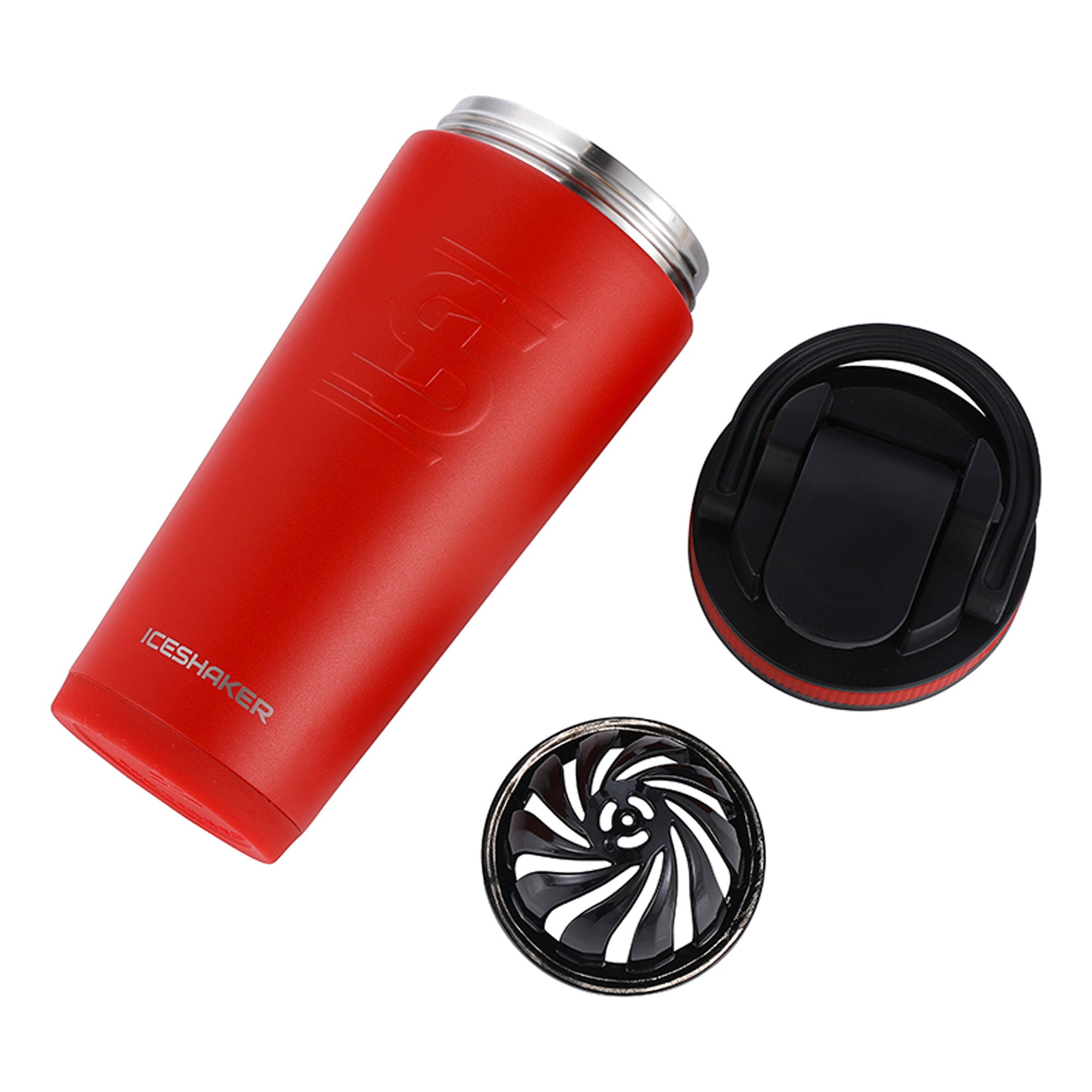 26oz Adaptive Training Foundation Red Ice Shaker Bottle - Leak Proof & Insulated for Gym, Workouts & Sports Hydration