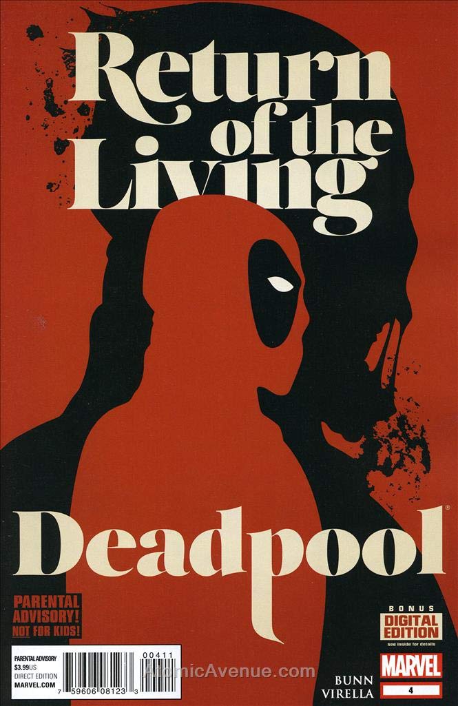 Return of the Living Deadpool #4 VF/NM Marvel Comic Book - Collectible Superhero Graphic Novel for Marvel Fans & Comic Collectors