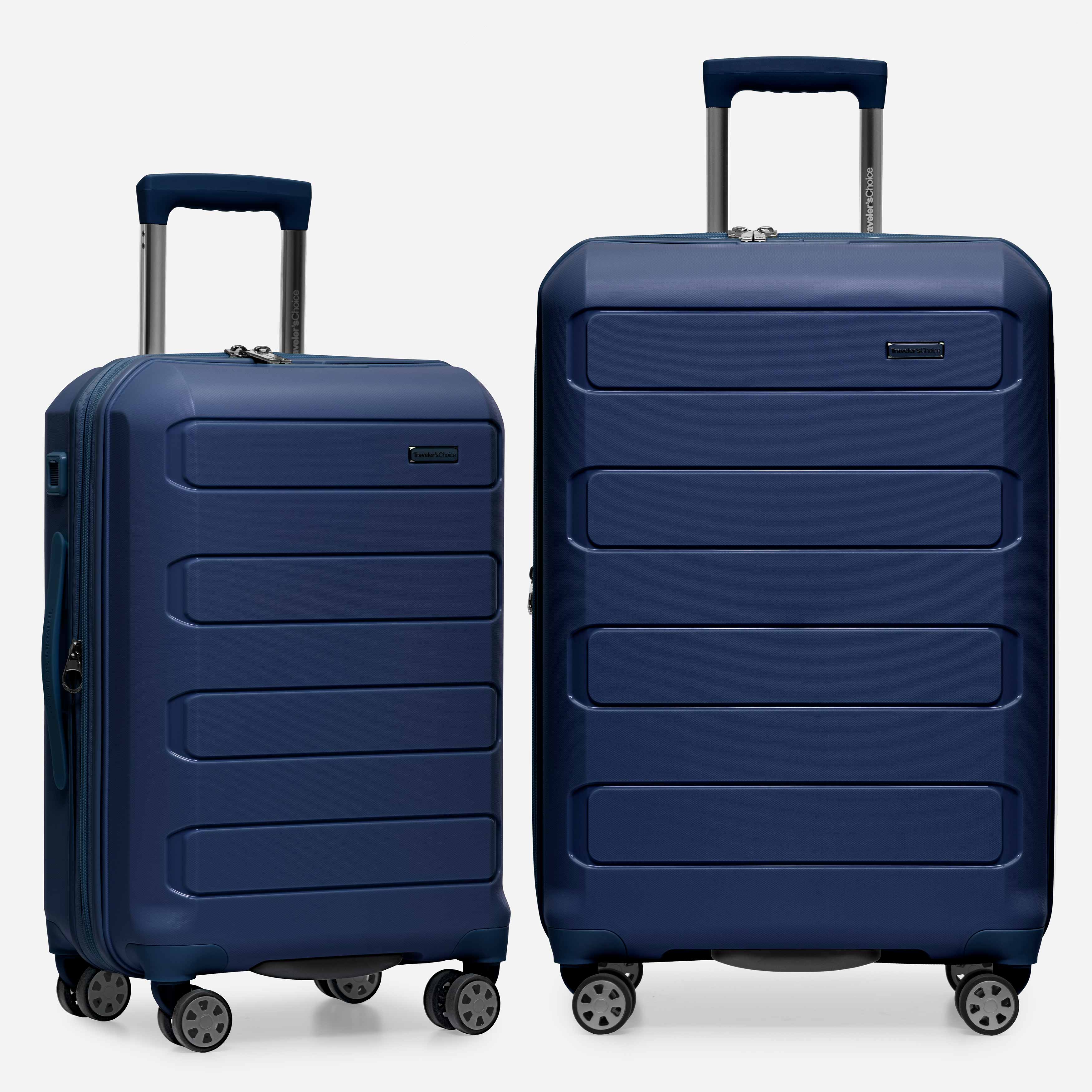 Pagosa 2-Piece Expandable Spinner Luggage Set with TSA Lock - Lightweight Durable Suitcase for Travel, Business Trips & Family Vacations