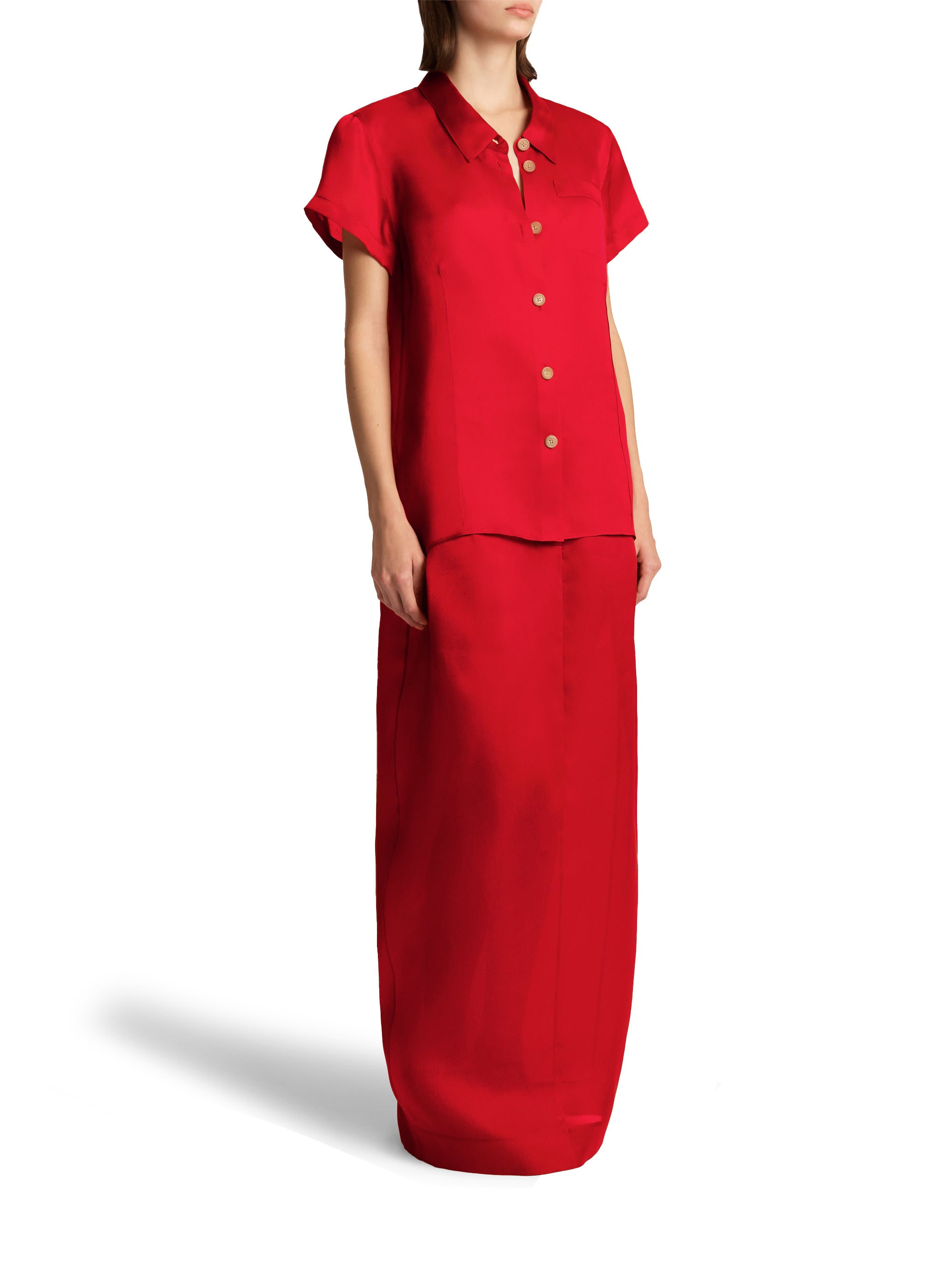 Premium KEEFE Silk Shirt for Women - Luxury Breathable Blouse for Office & Evening Wear - Elegant Business & Party Attire