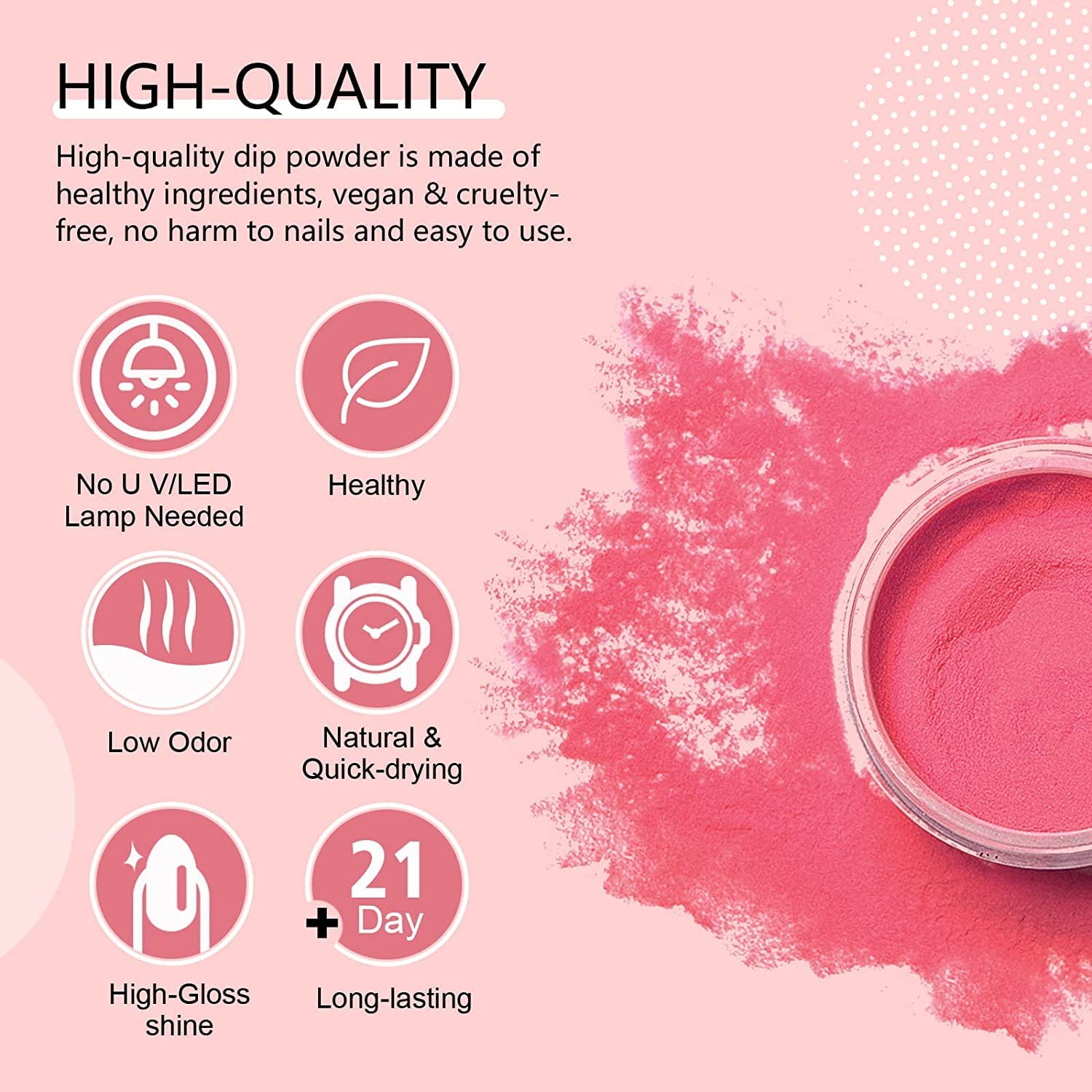 SAVILAND 36 Colors Dip Powder Set - Quick-Drying Glitter Nail Kit for DIY Salon & Home Use