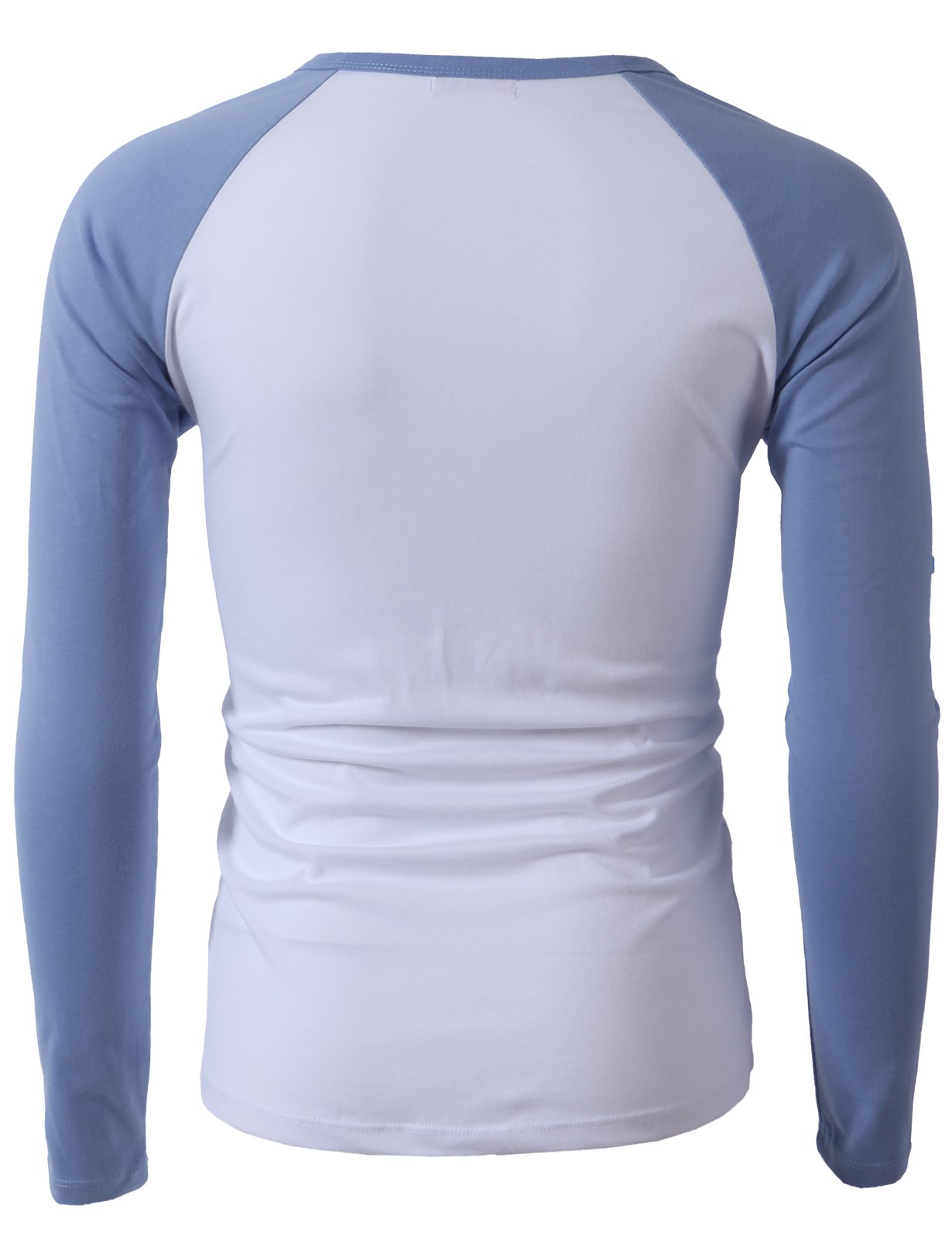 Men's Casual Slim Fit Henley T-Shirt - Raglan Long & 3/4 Sleeve Baseball Jersey Tee for Everyday Wear, Gym & Outdoor Activities
