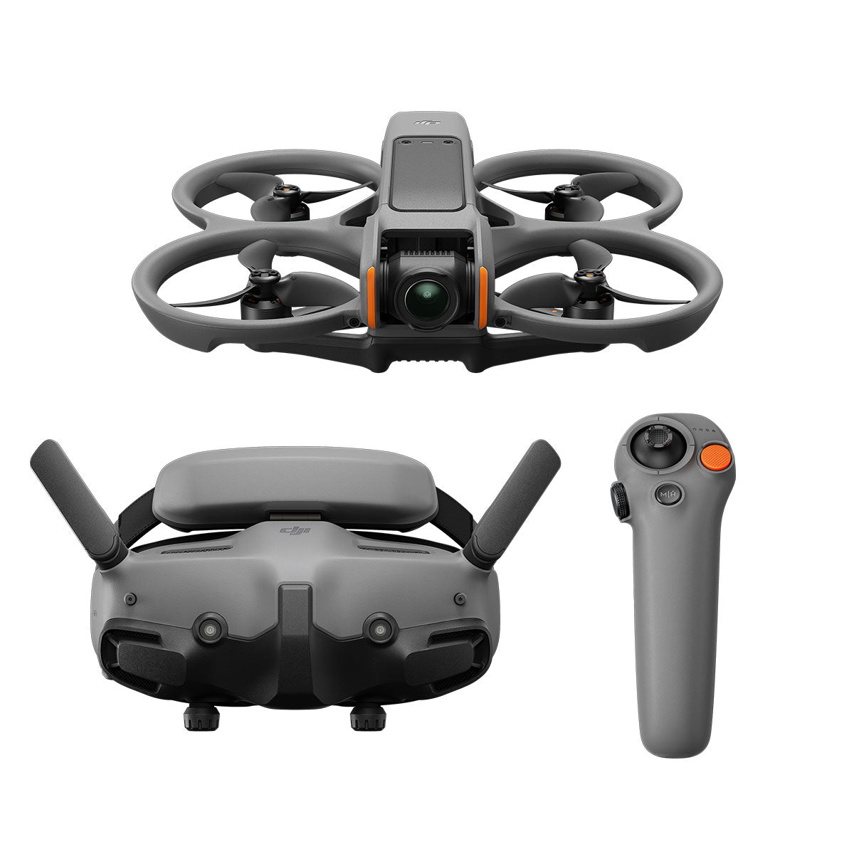 DJI Avata 2 FPV Drone Fly More Combo with Single Battery - 4K HD Camera, 34 Mins Flight Time, Lightweight Foldable Drone for Aerial Photography & Videography - Perfect for Travel, Adventure & Content Creation