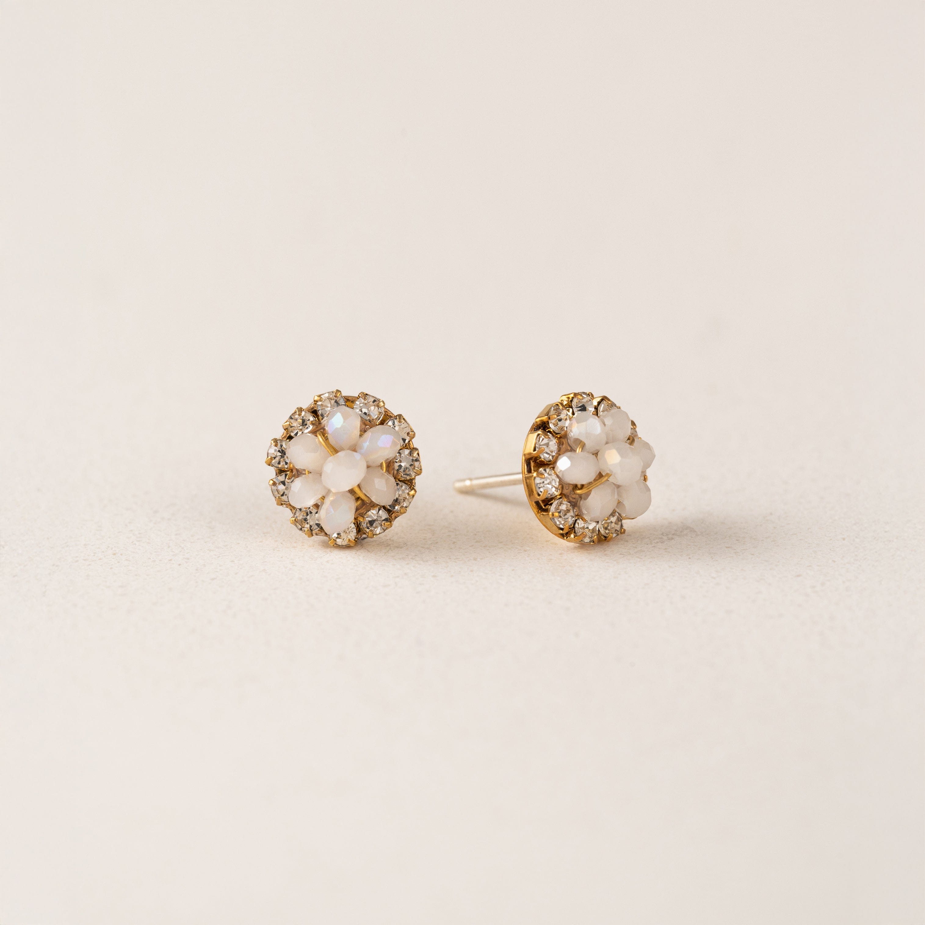 Poppy Stud Earrings for Women - Dainty Floral Gold Earrings for Everyday Wear | Perfect Gift for Her, Birthday, Anniversary | Elegant & Stylish Jewelry