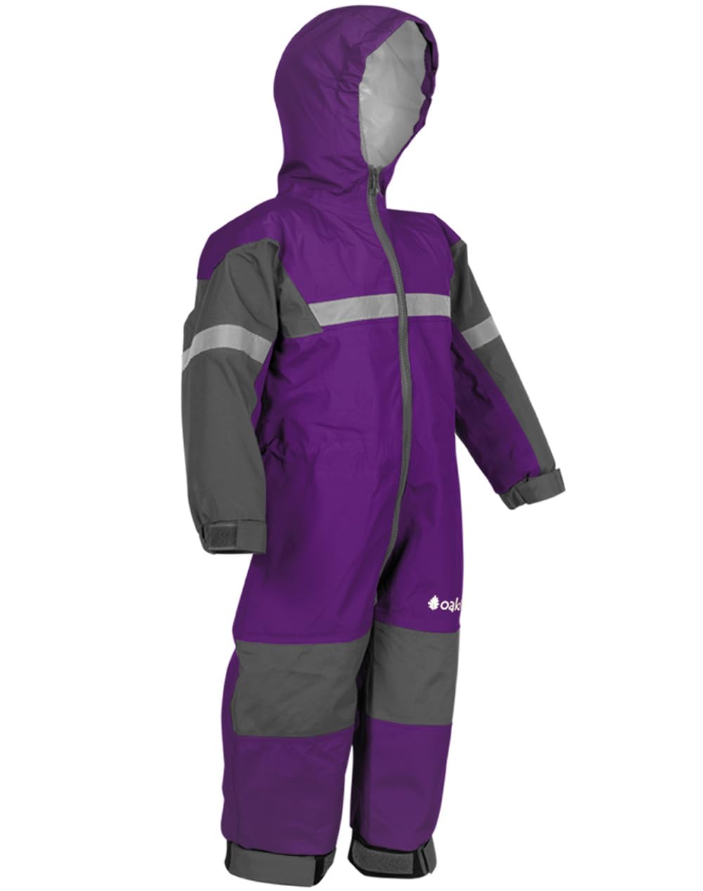 OAKI Waterproof Rain & Trail Suit for Kids & Toddlers - Unisex One-Piece Rain Jacket & Pants for Outdoor Play, Hiking & School - Girls & Boys Rainwear