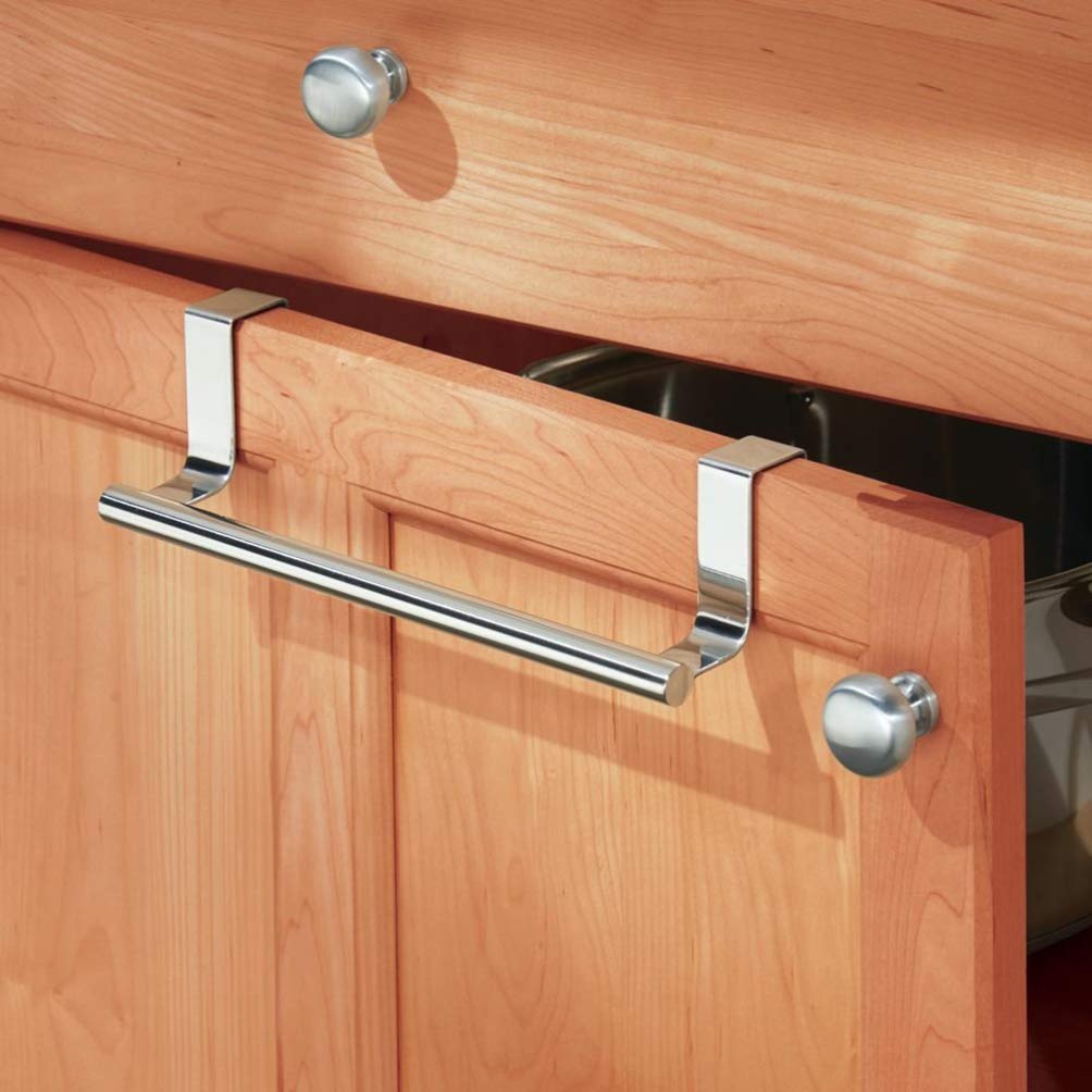Stainless Steel Towel Holder Stand - 1pc Bathroom Towel Rack Organizer with Multi-Functional Storage for Kitchen, Spa & Home Decor