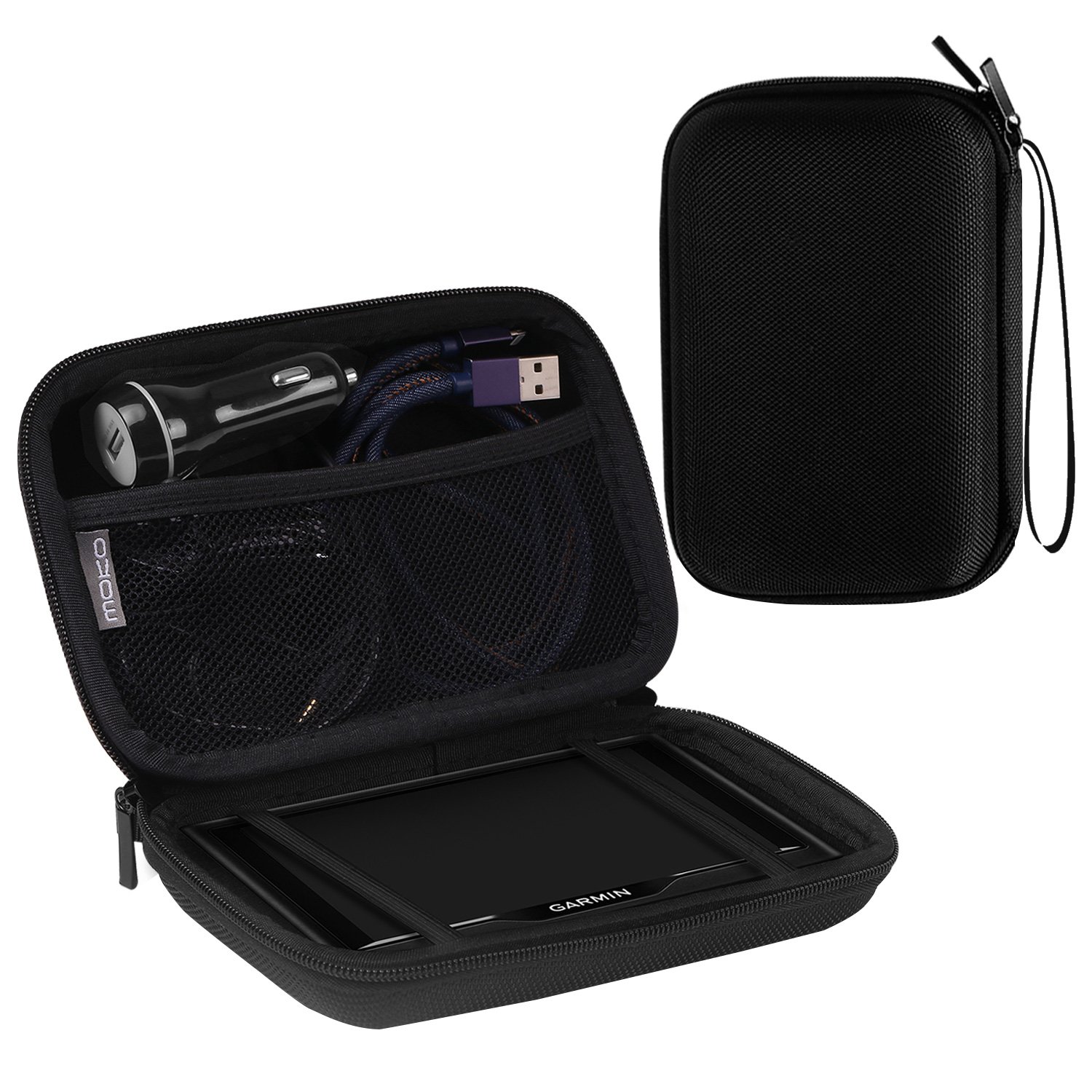 MoKo 5-Inch GPS Carrying Case - Hard Shell Protective Pouch for Garmin/TomTom/Magellan GPS Navigators (5