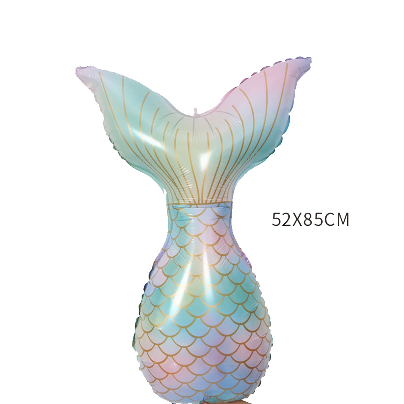 8 Pack Mermaid Balloons - Under The Sea Foil Balloons for Baby Shower, Wedding, Birthday Party Decorations | Perfect for Ocean Theme Parties, Kids Room Decor & Photo Backdrops