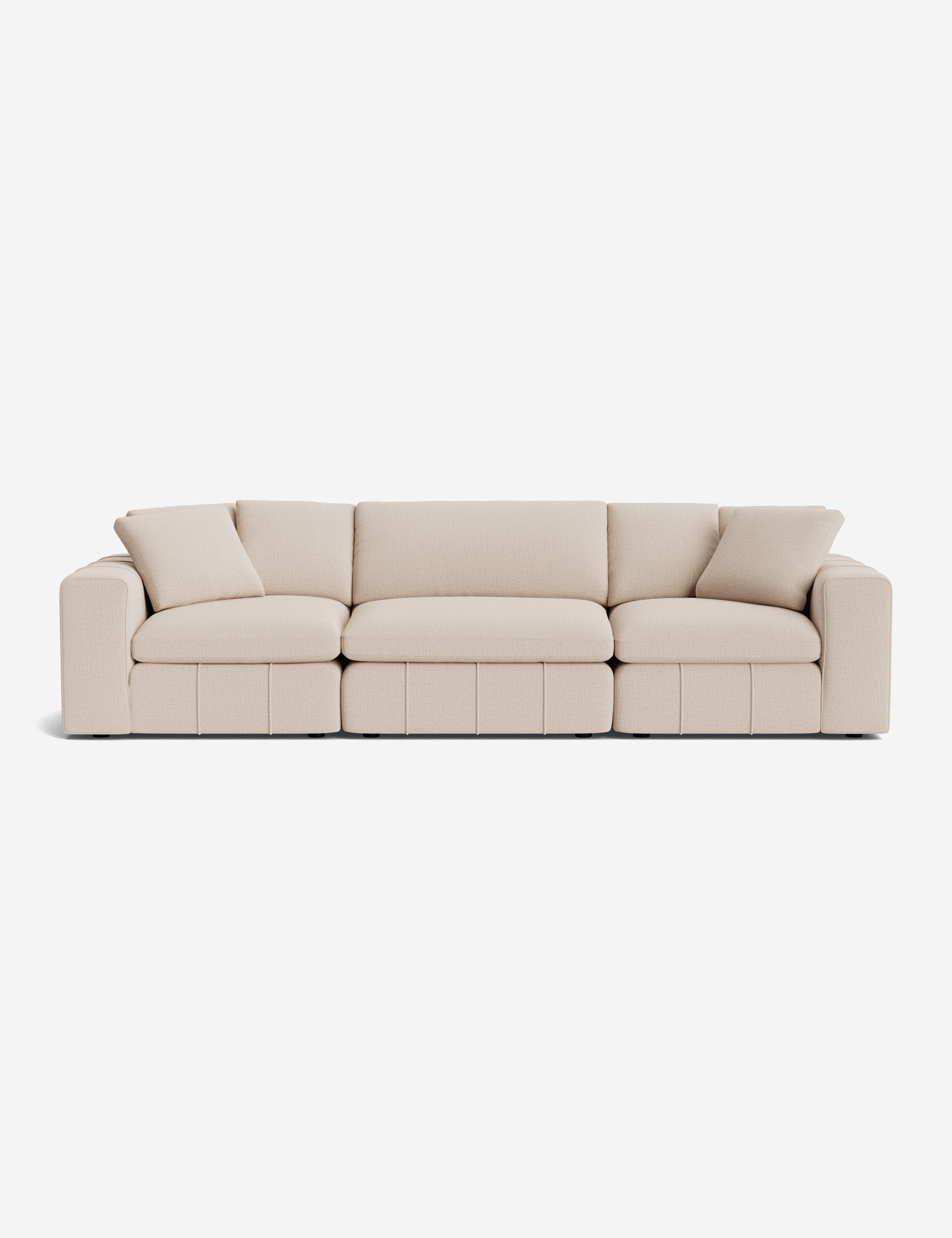 Capella Sofa - Modern Comfortable Sectional Couch for Living Room, Home Theater & Lounge | Stylish & Durable Fabric Upholstery