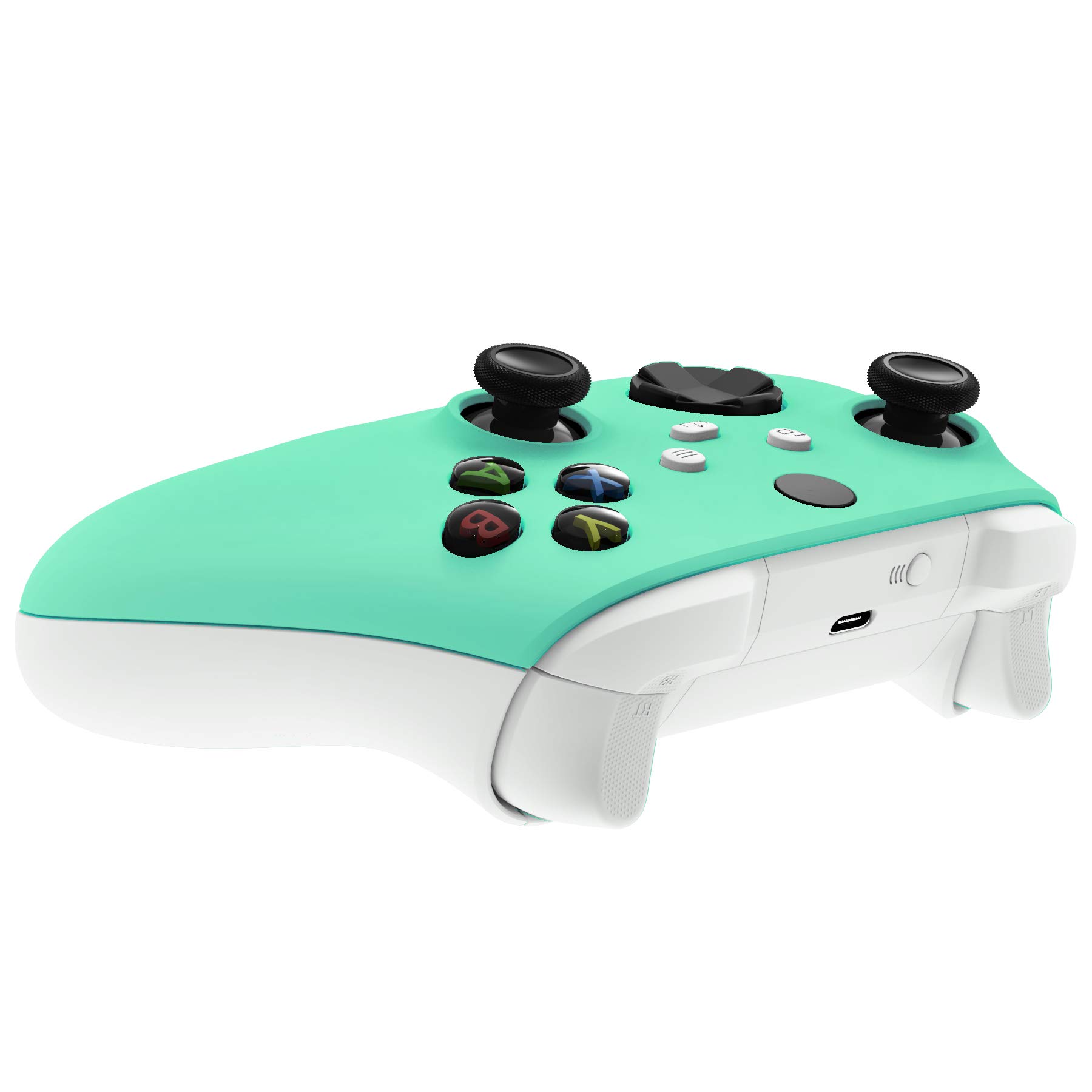 eXtremeRate Mint Green Replacement Shell for Xbox Series X & S Controller - Custom Faceplate Cover for Xbox Core Wireless Controller (Controller Not Included) - Perfect for Gaming, Streaming & Personalization