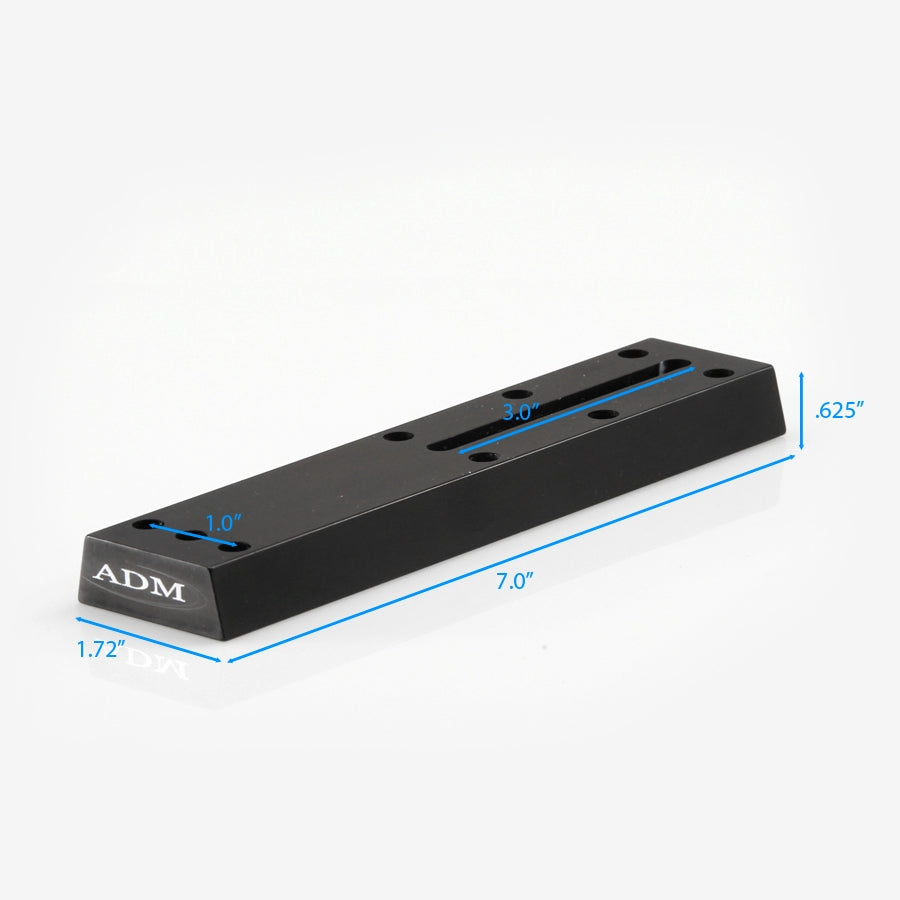 ADM Accessories Vixen Style Universal Dovetail Telescope Mounting Bar 7