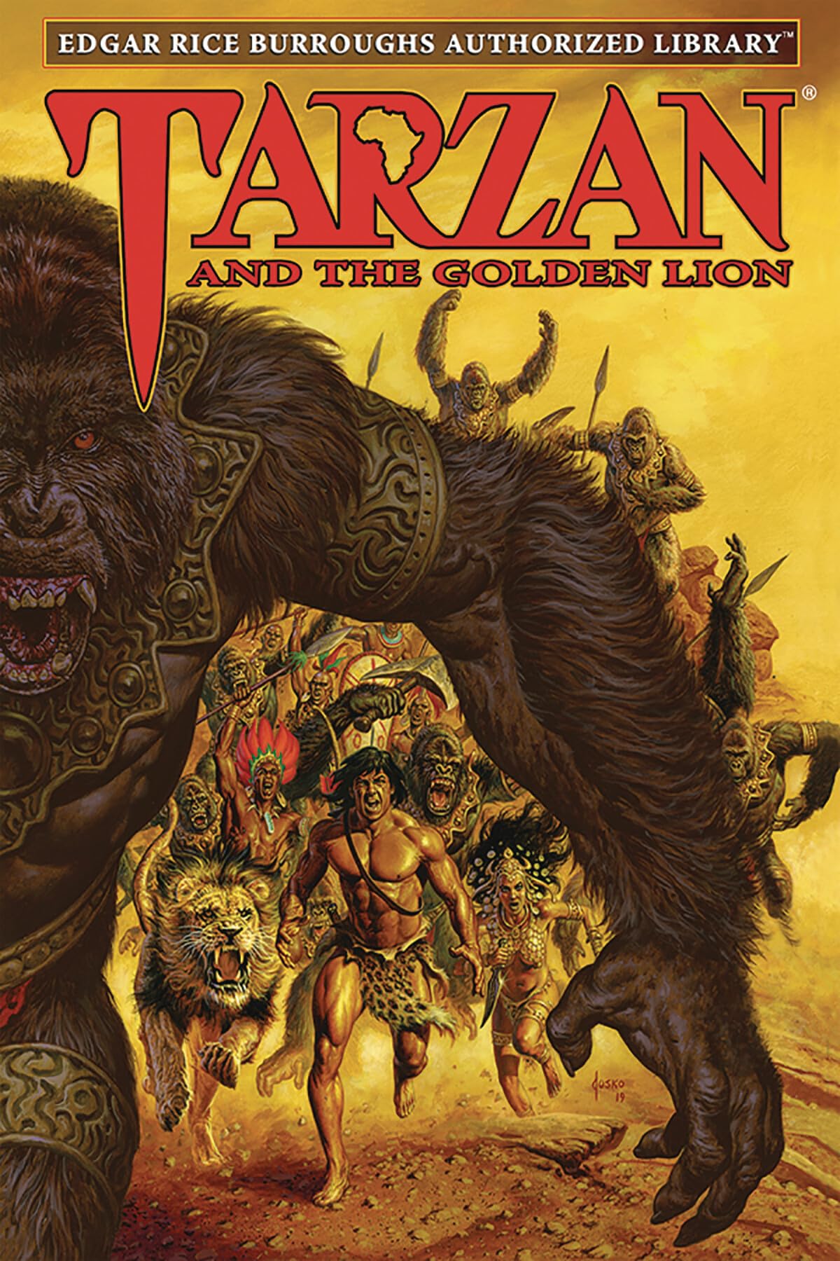 Tarzan and the Golden Lion by Edgar Rice Burroughs - Official Authorized Edition | Adventure Novel for Book Lovers & Classic Literature Fans | Perfect for Reading, Collecting & Gifting