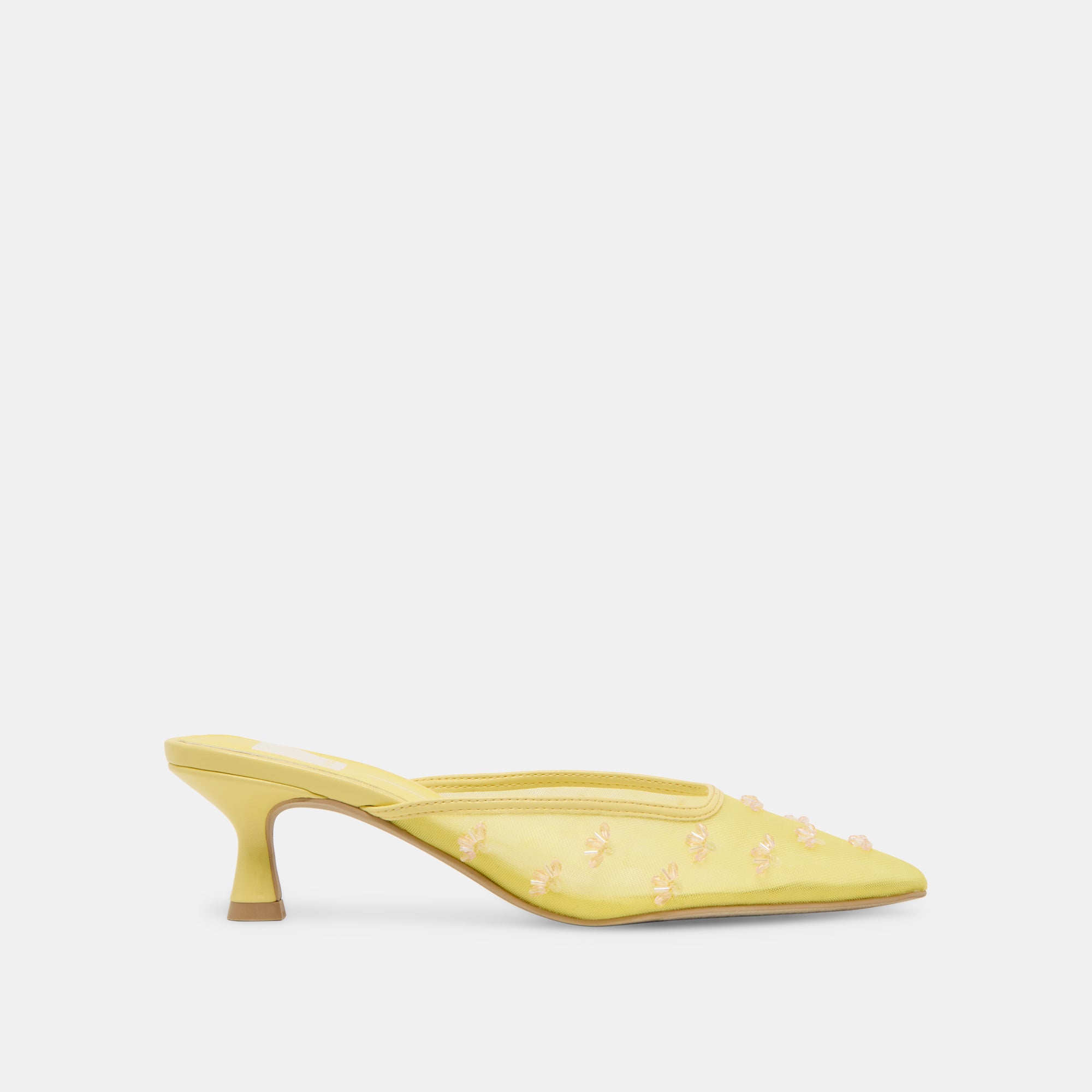 CLARA Women's High Heels - Lemon Mesh Pointed Toe Pumps for Party, Wedding & Evening Wear - Comfortable & Stylish Dress Shoes