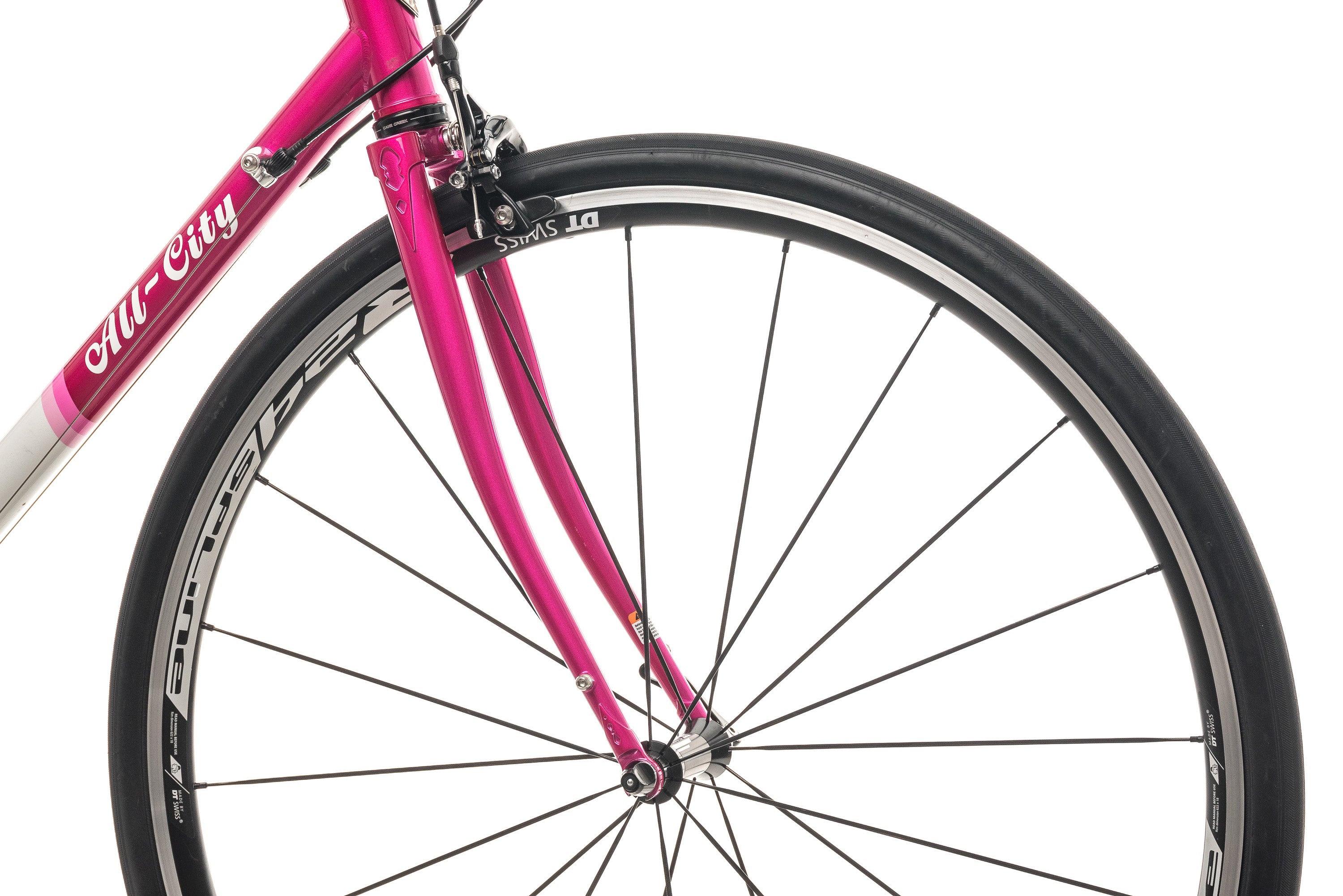 2016 All City Mr. Pink Road Bike - 55cm Lightweight Steel Frame for Urban Commuting & Fitness Cycling