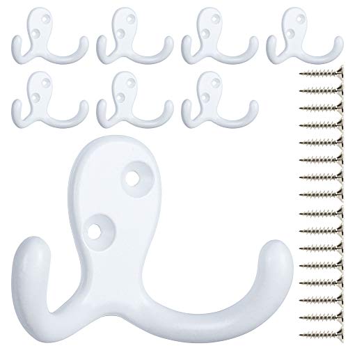 8 Pcs White