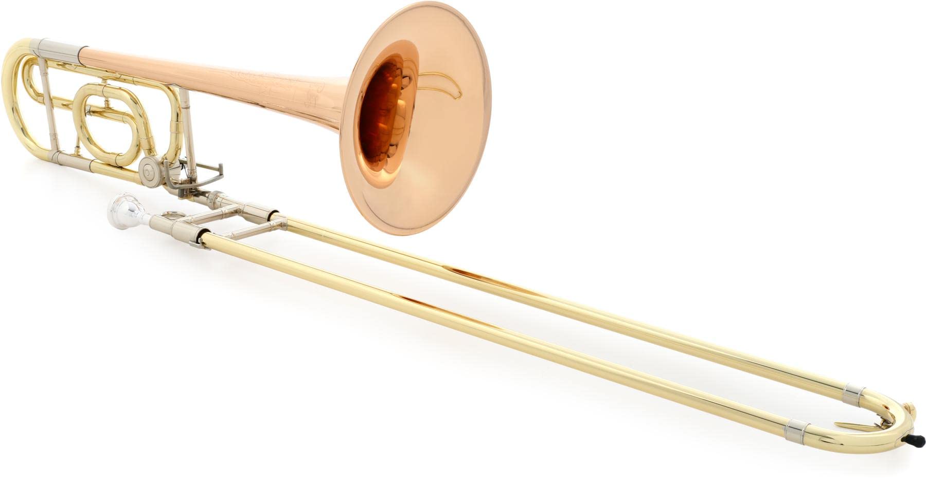 Conn 52H Rose Brass Trombone - Professional Brass Instrument for Jazz, Orchestral & Marching Band Performances