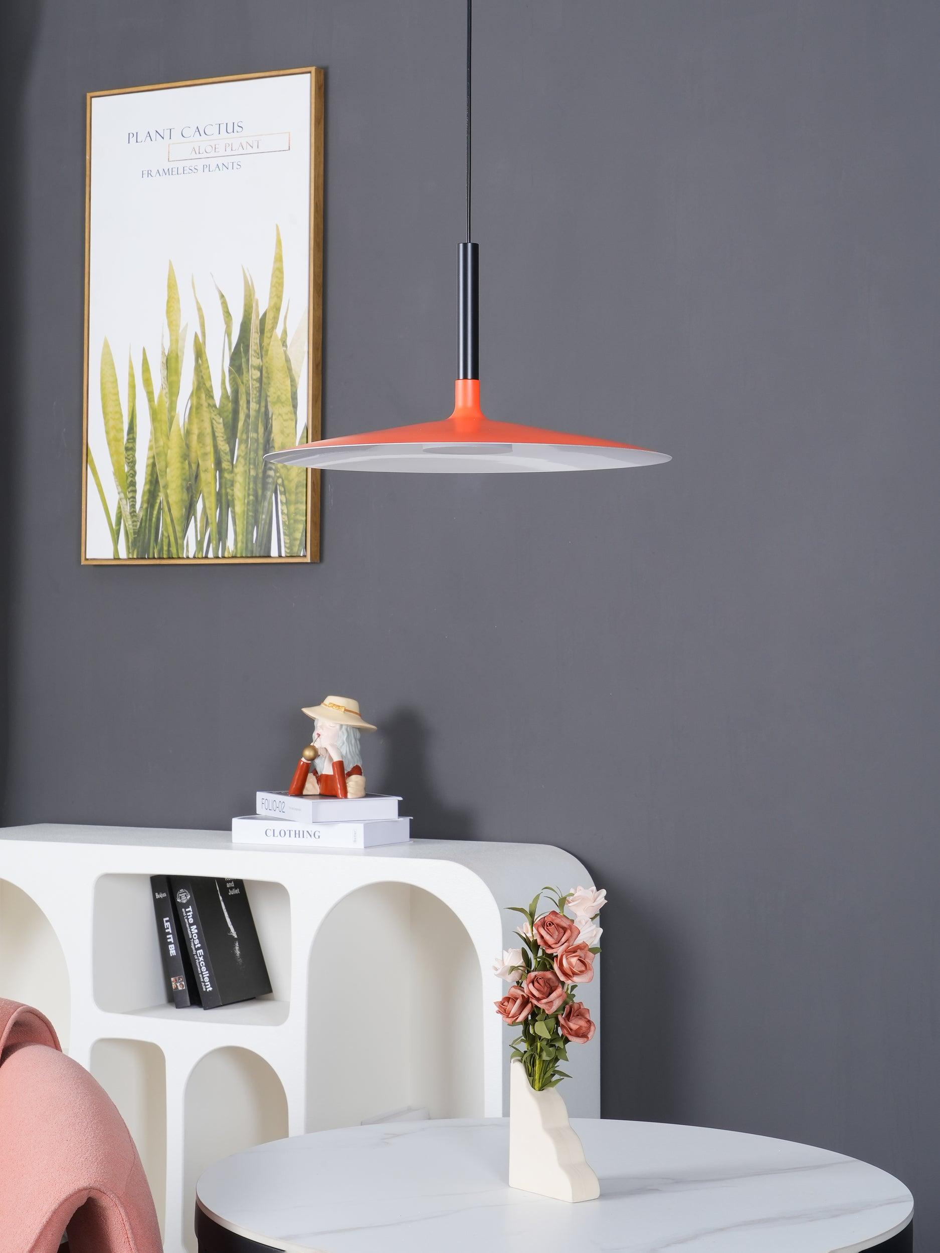 Aplomb Modern Metal Pendant Light - Industrial Style Ceiling Hanging Lamp for Kitchen Island, Dining Room & Bedroom Lighting