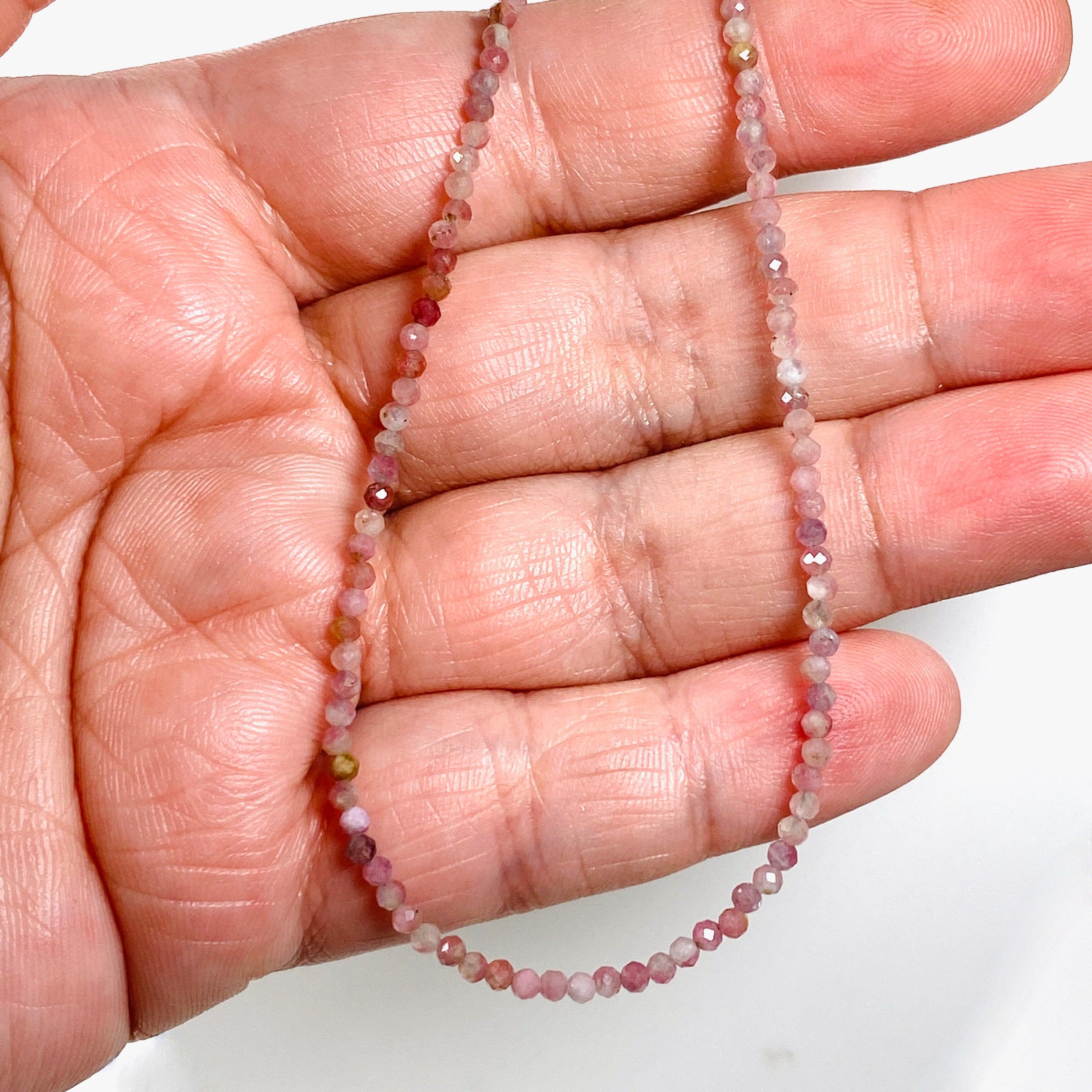 Spinel Micro Bead Necklace - Elegant Gemstone Jewelry for Women | Perfect for Parties, Weddings & Everyday Wear