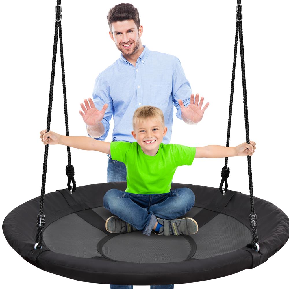 Best Kids Hanging Swing Seat - Indoor/Outdoor Play for Toddlers & Children - Durable & Safe for Backyard, Playground, or Tree Swing Fun