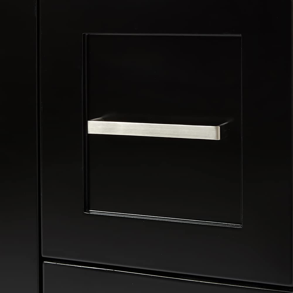 ARIEL Hamlet 49-Inch Oval Bathroom Vanity with Carrara White Marble Countertop in Black - Perfect for Modern Master Bathrooms and Guest Powder Rooms