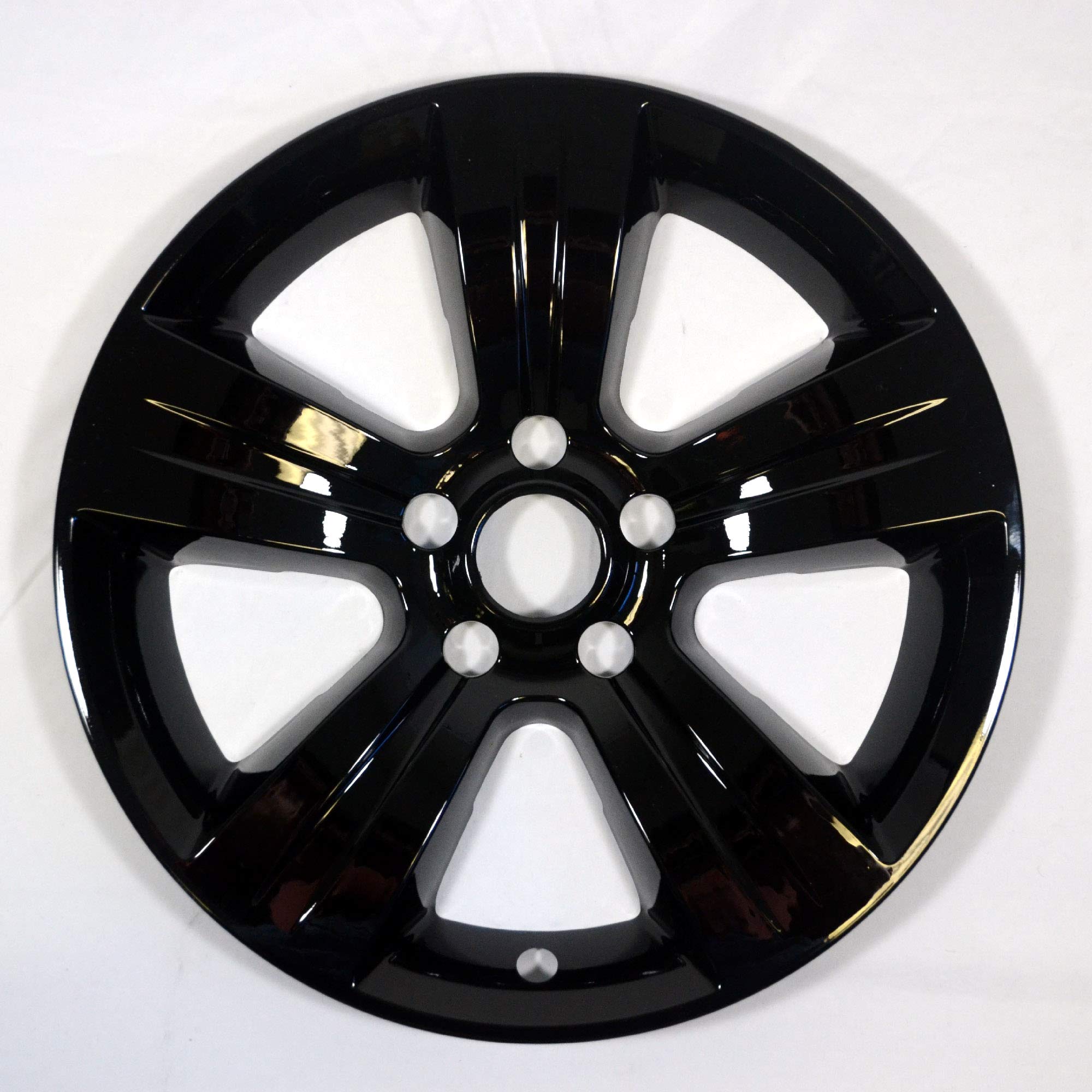 2011-2017 Jeep Compass Gloss Black 17 Inch Wheel Skin Overlays - Premium Hubcaps for Off-Road & Urban Driving