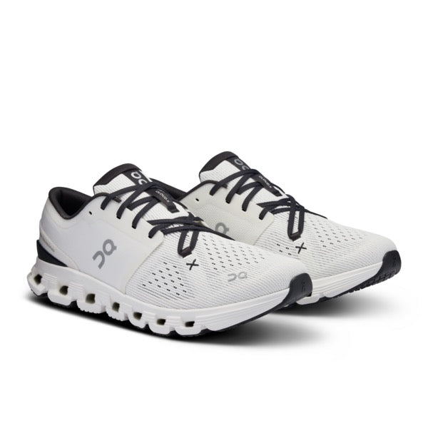 Men's Cloud X 4 Running Shoes - Lightweight Comfort Sneakers for Men in Ivory/Black | Perfect for Jogging, Gym Workouts & Daily Wear