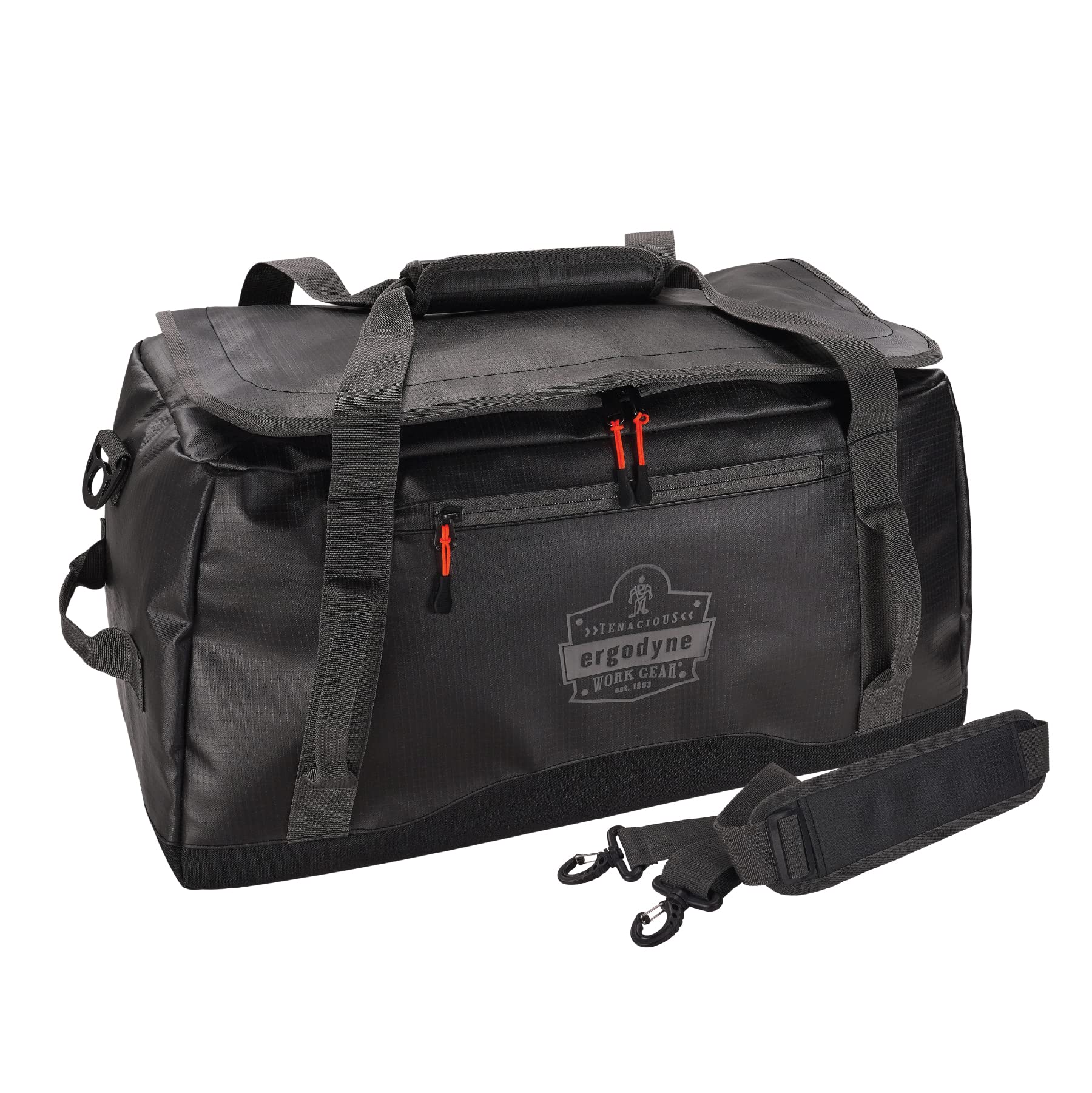 Ergodyne Water-Resistant Duffle Bag - Large Travel Gym Bag with Multiple Pockets for Men & Women - Perfect for Workouts, Travel & Sports Gear Storage