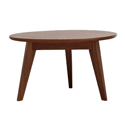 out of stock 23.6x23.6x13.4 inch / 60x60x35сm / Rich Dark Walnut color / Black walnut small round side table