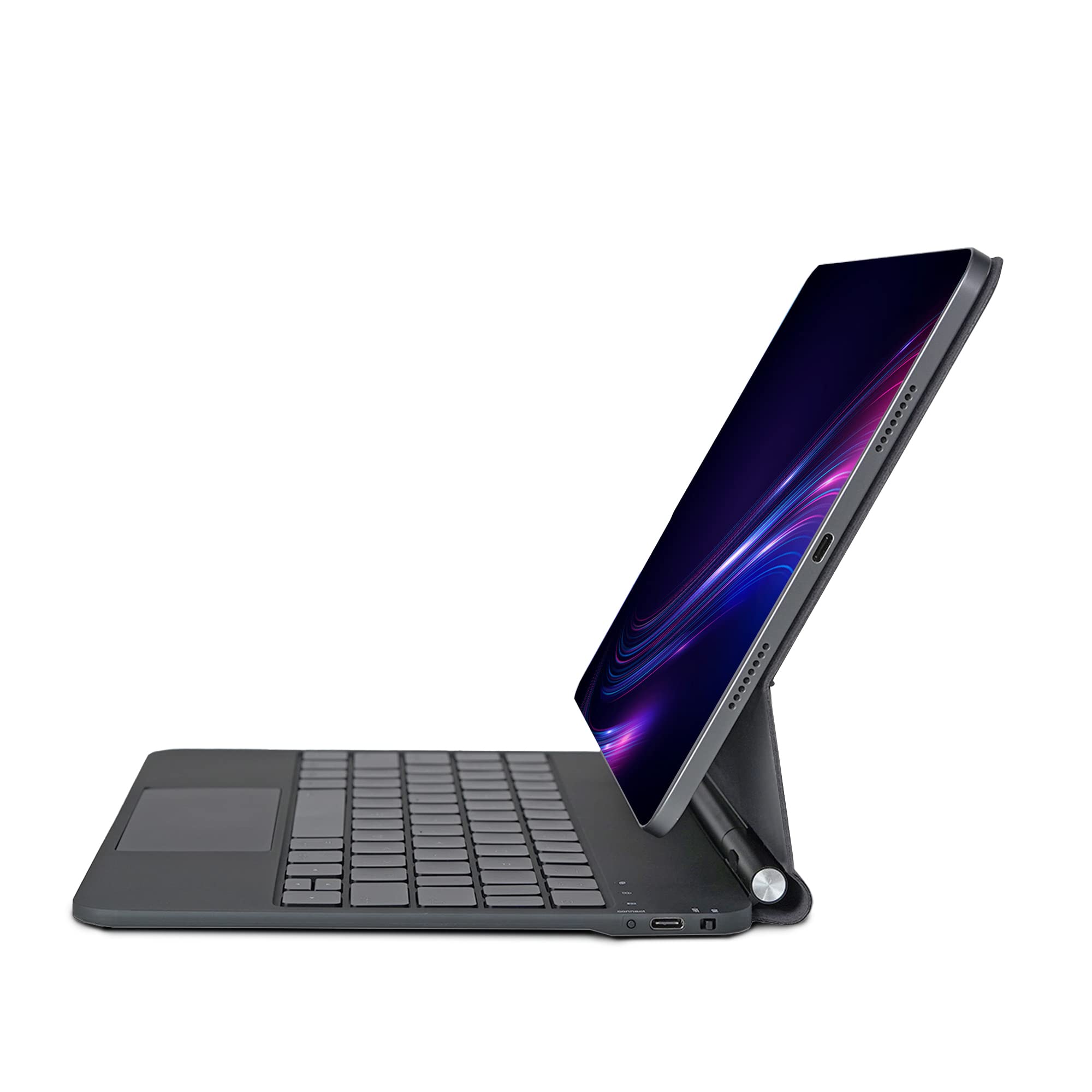 Mobee Magic Keyboard Case for iPad Air 11 inch (M3/M2, 2025/2024) & iPad Pro 11 (4th/3rd/2nd/1st Gen) - Magnetic Detachable Keyboard with Multi-Touch Trackpad & Backlit Keys - Perfect for Work, Travel & Home Office Use