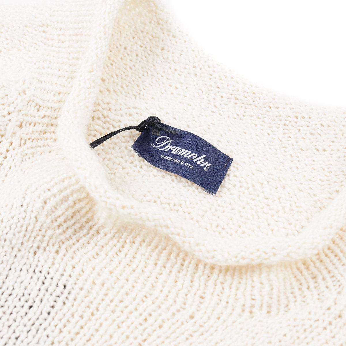 Cozy Soft Knit Cotton Sweater for Women & Men | Drumohr Comfortable Pullover | Perfect for Fall & Winter Layering, Casual Outfits & Relaxing at Home